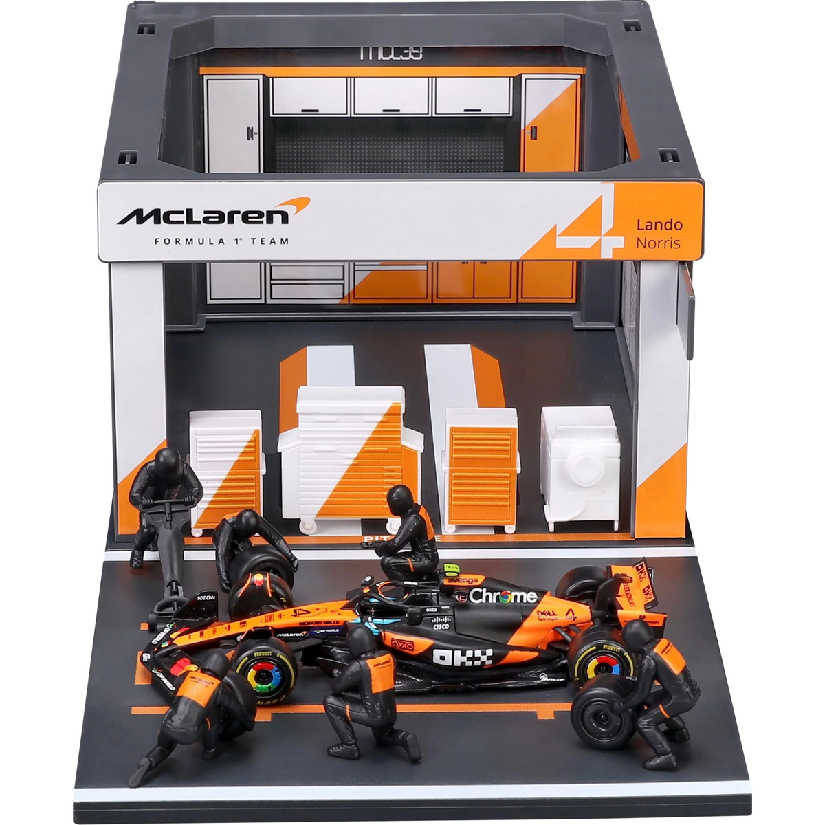 Bburago Pit Pass McLaren MCL39 L. Norris Australian GP 2025 1/43