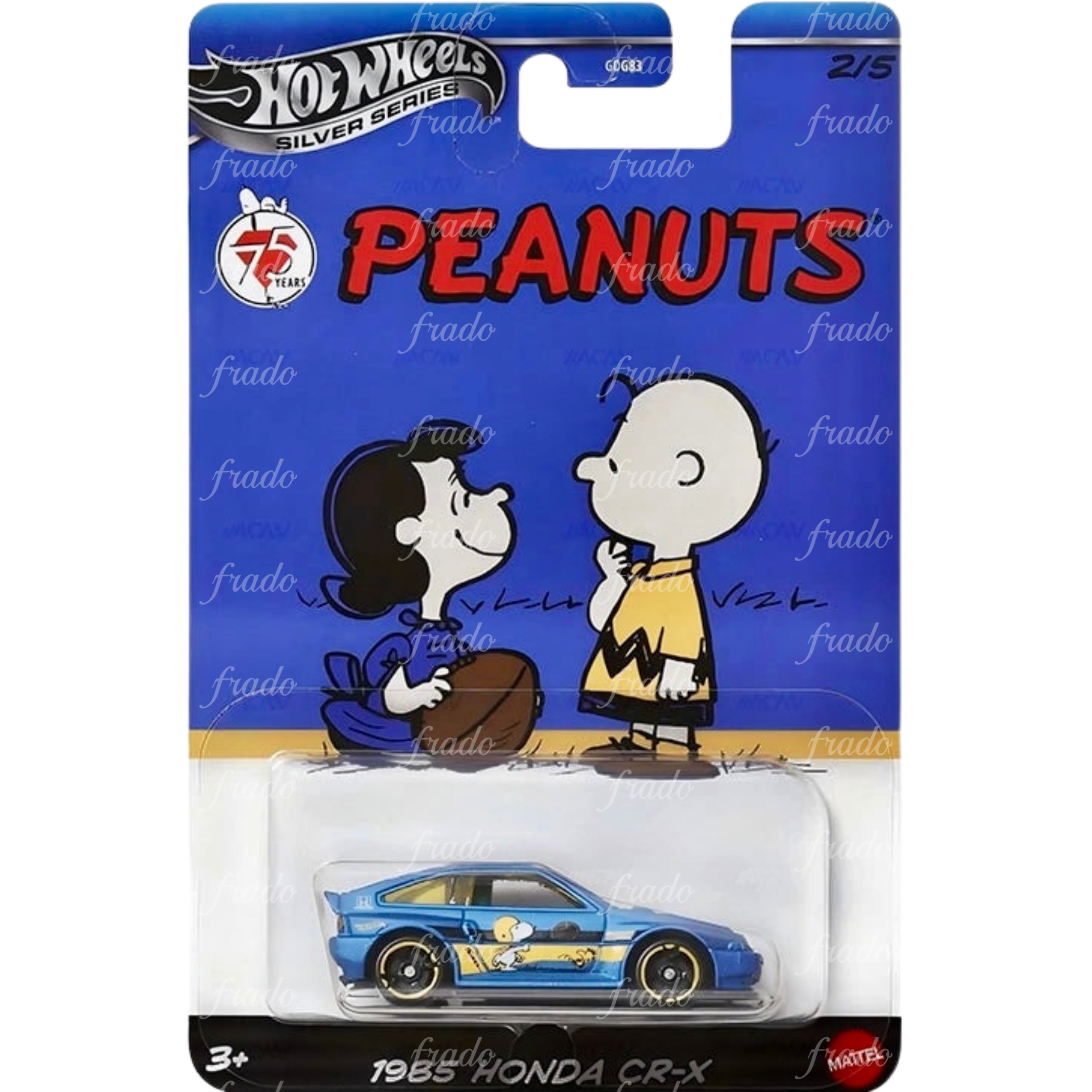 Hot Wheels 1985 Honda CR-X - Snoopy