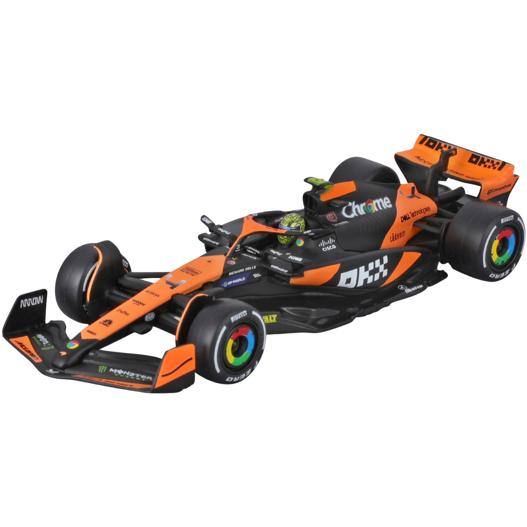 Bburago McLaren MCL38 Miami Grand Prix 2024 1/43