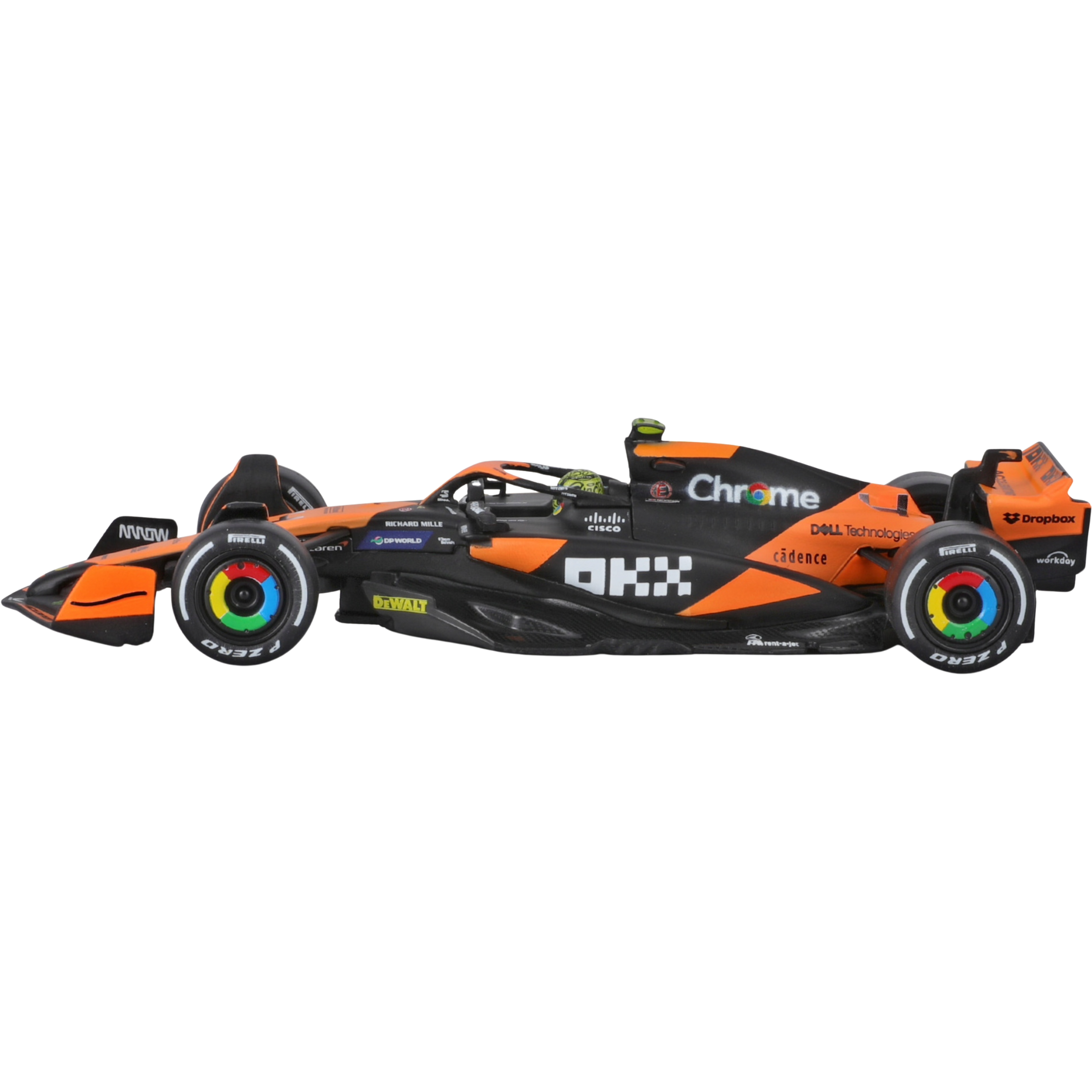 Bburago McLaren MCL38 Miami Grand Prix 2024 1/43