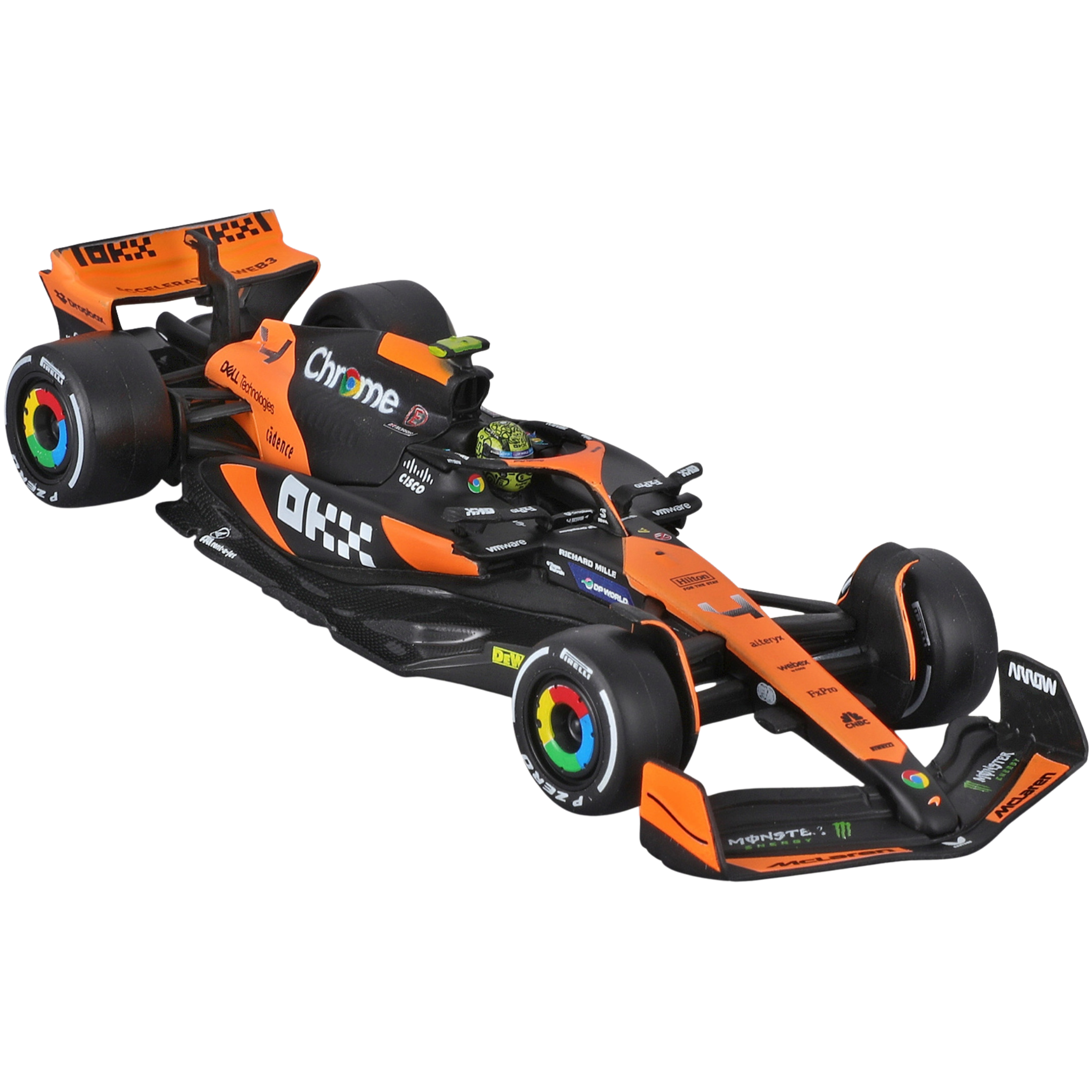 Bburago McLaren MCL38 Miami Grand Prix 2024 1/43
