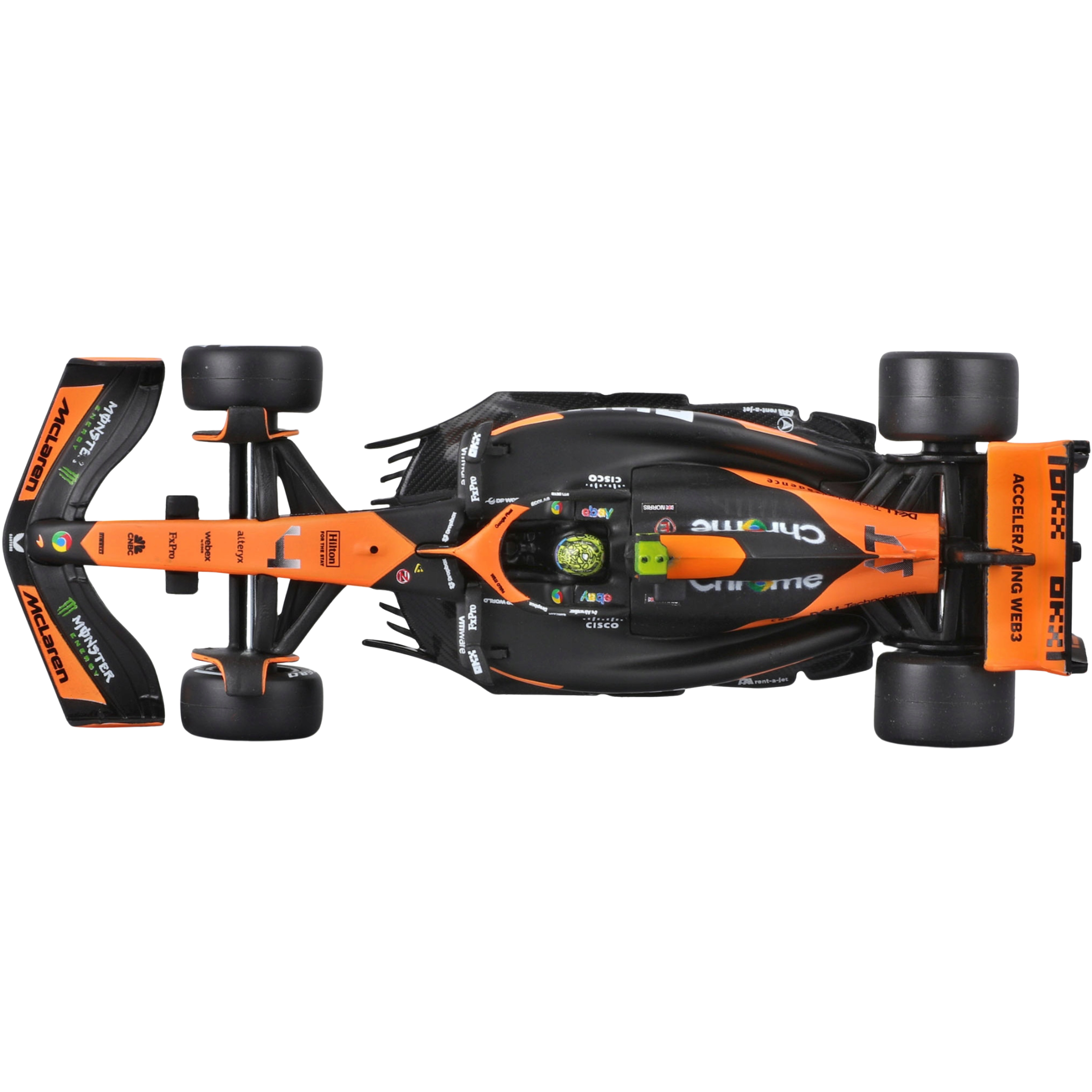 Bburago McLaren MCL38 Miami Grand Prix 2024 1/43