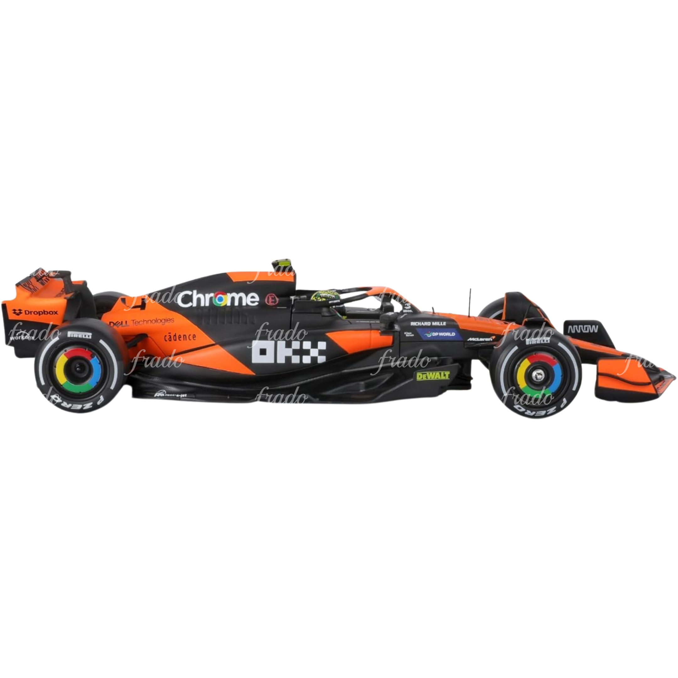 Bburago McLaren MCL38 Miami Grand Prix 2024 Lando Norris 1/24