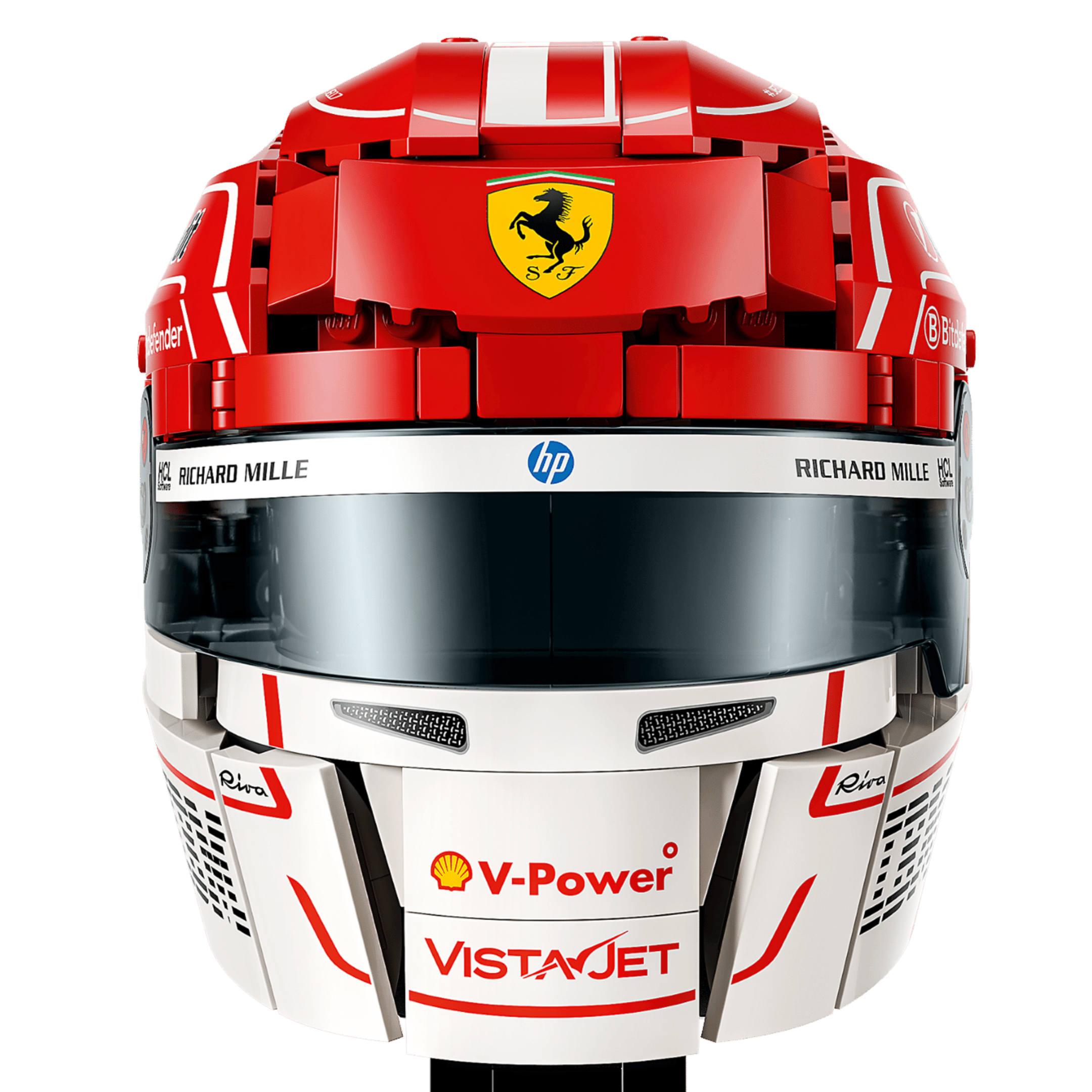 Lego Scuderia Ferrari: Casco de Charles Leclerc