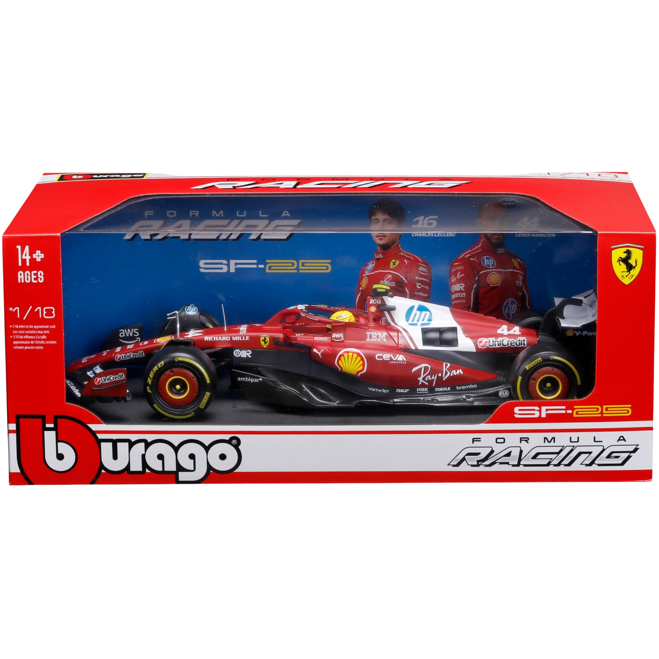 Bburago Scuderia Ferrari L. Hamilton 2025 1/18