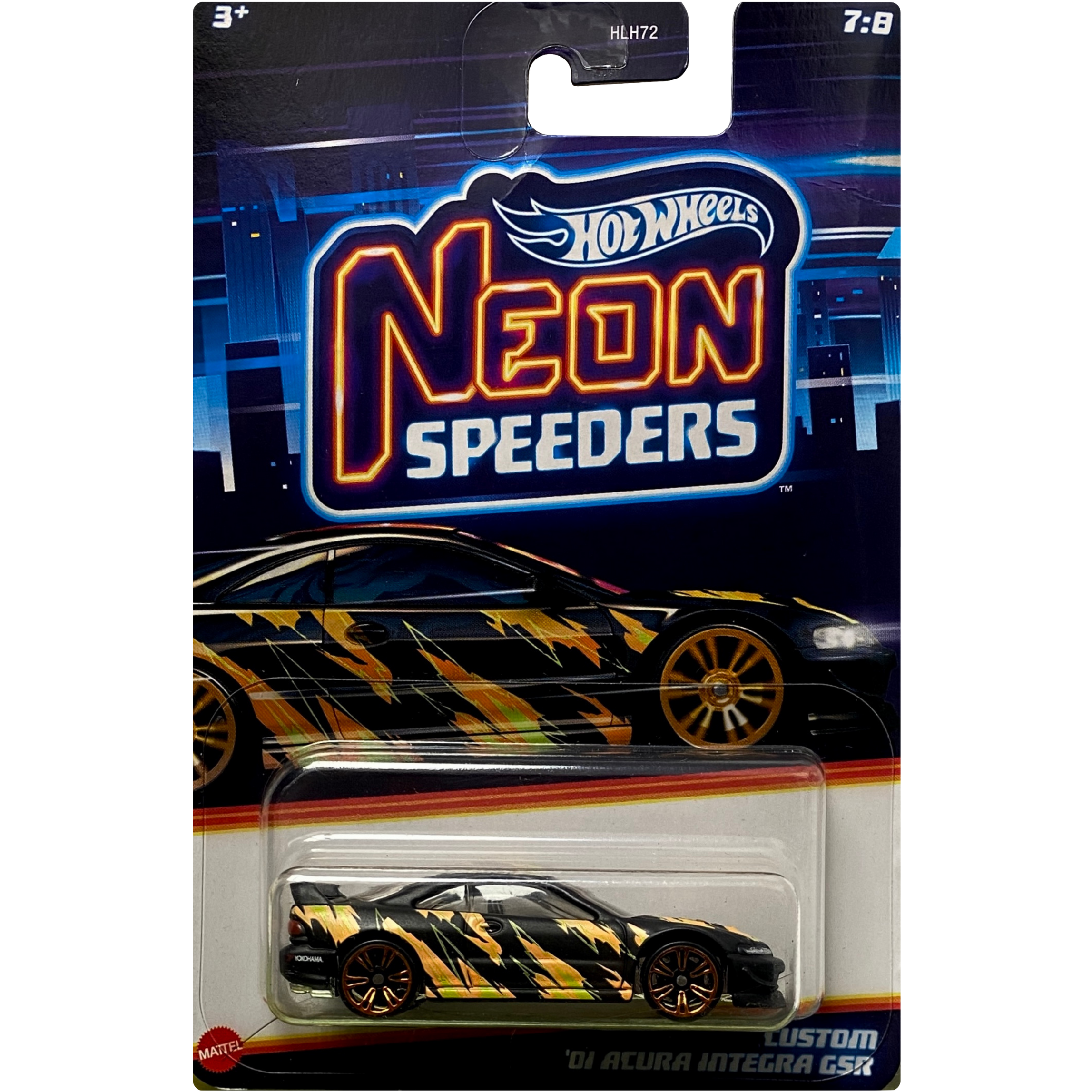 Hot Wheels Neon Speeders Custom Di Acura Integra GSR