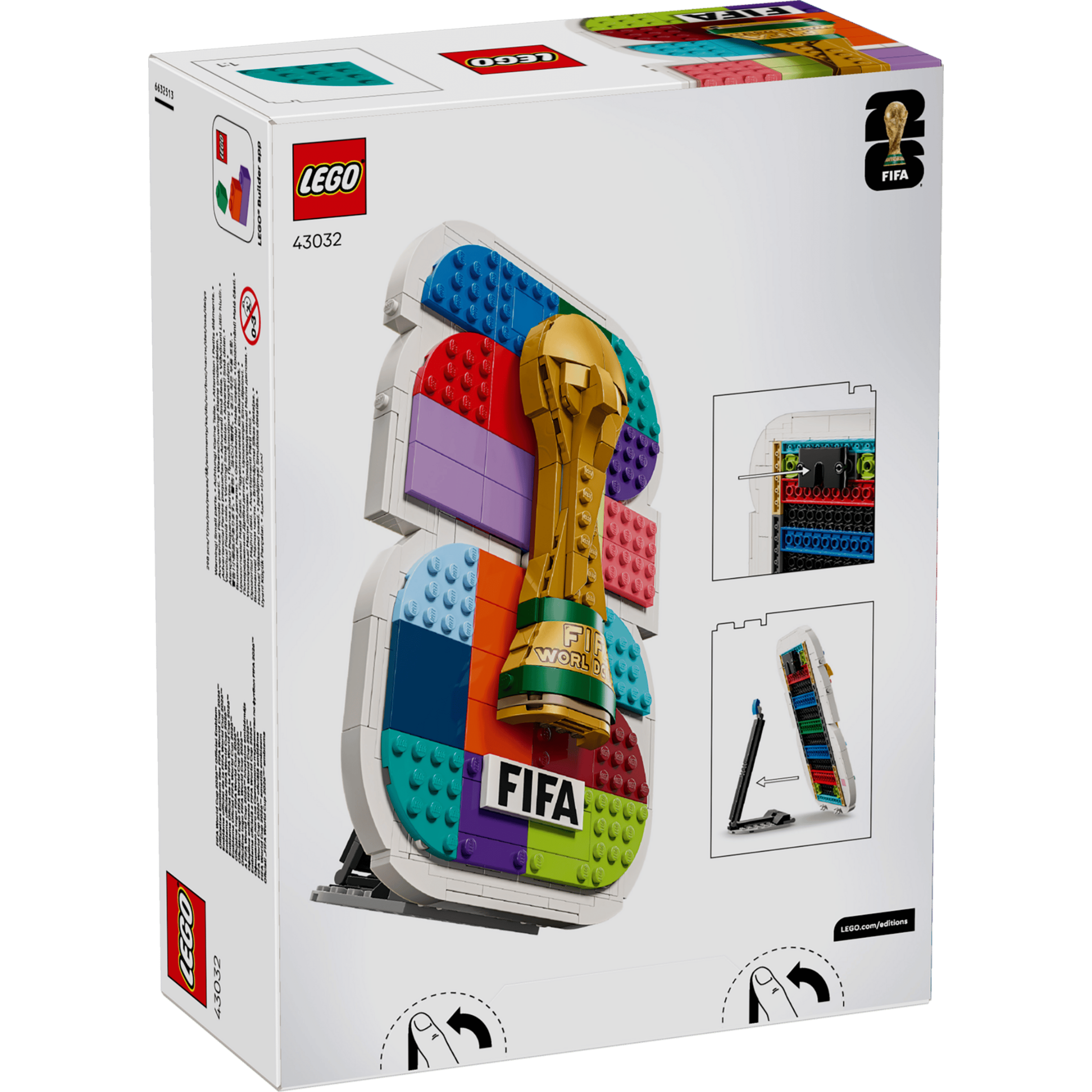 Lego Emblema Oficial Fifa World Cup 2026