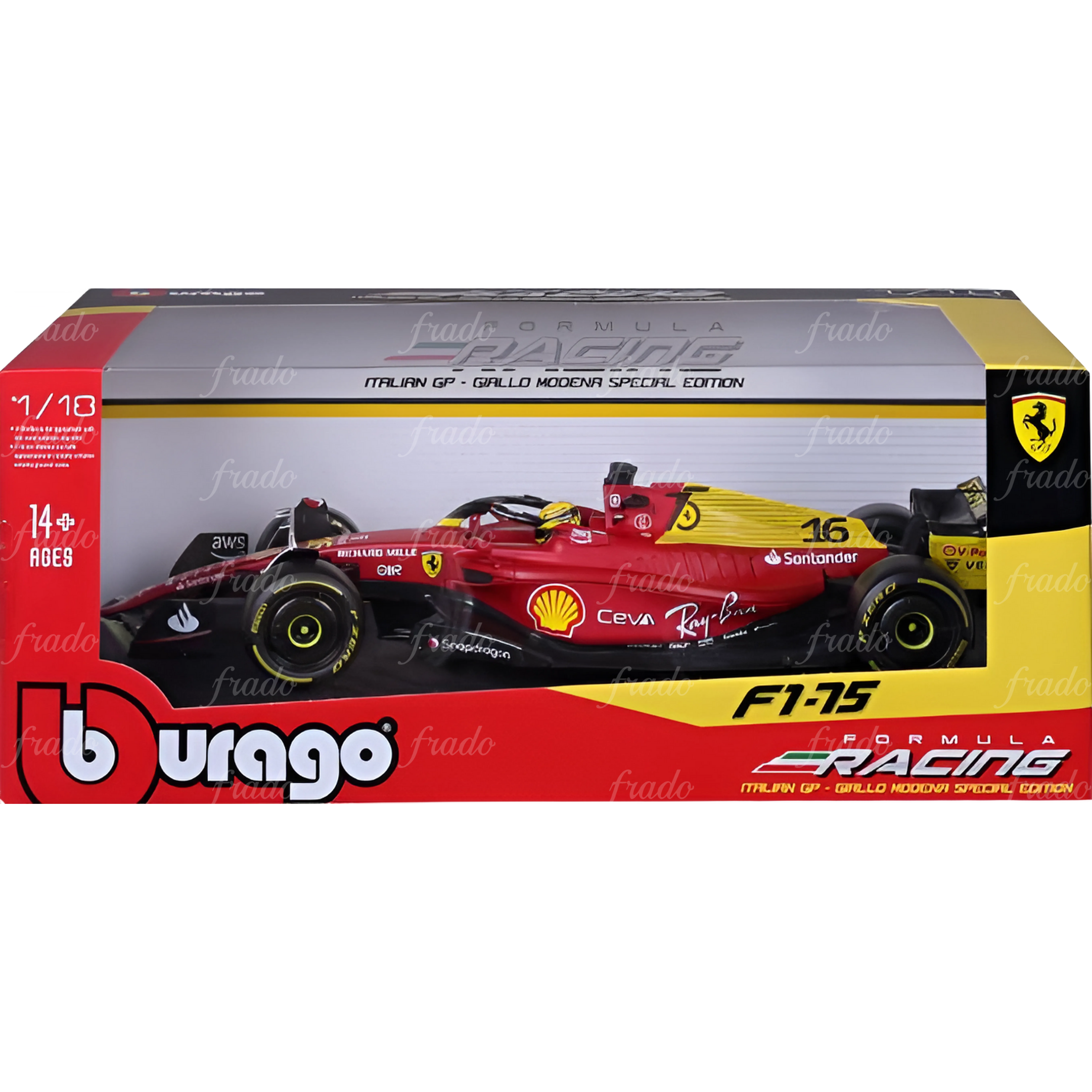 Bburago 75th Anniversary Scuderia Ferrari Italian GP 1/43
