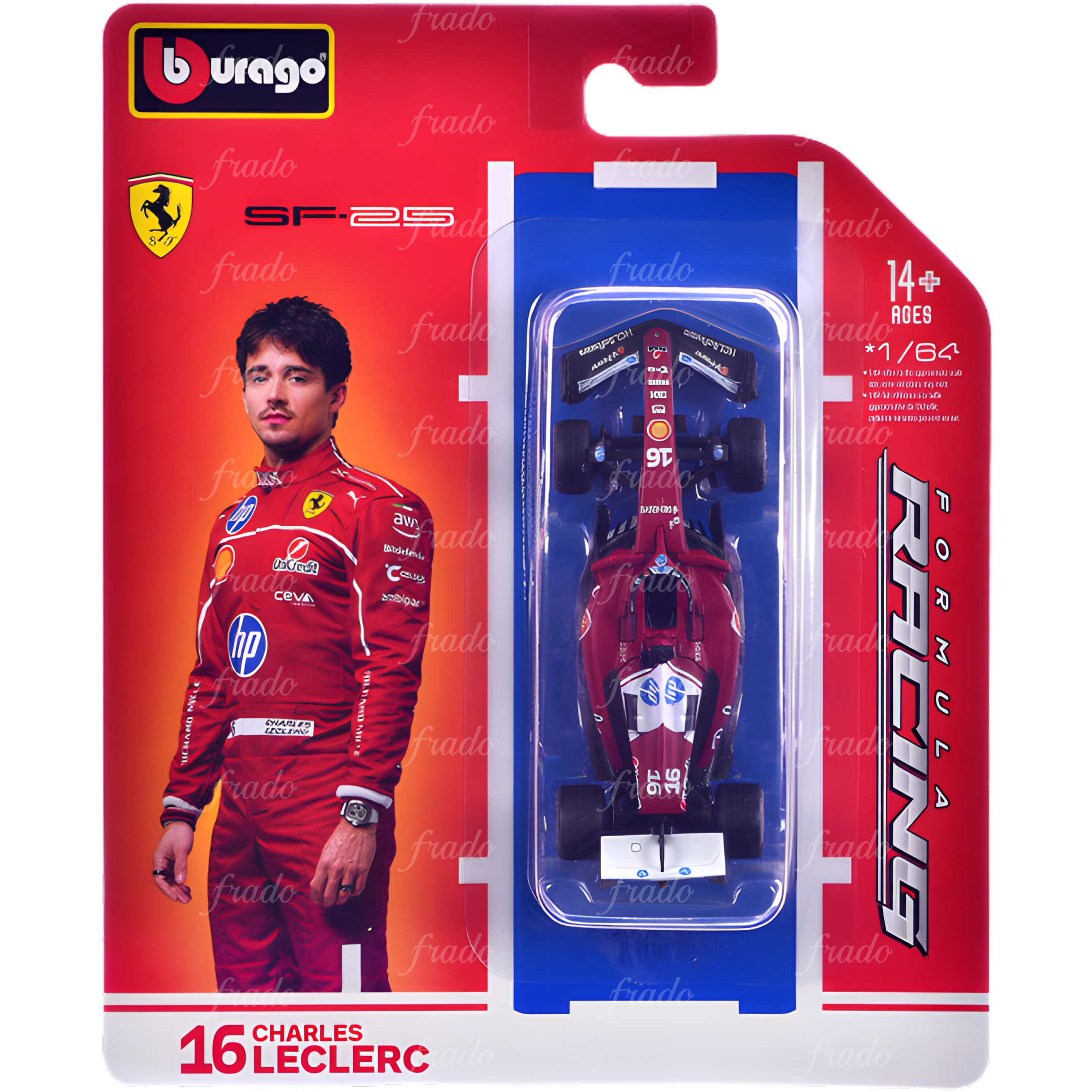 Bburago Scuderia Ferrari C. Leclerc 2025 1/64