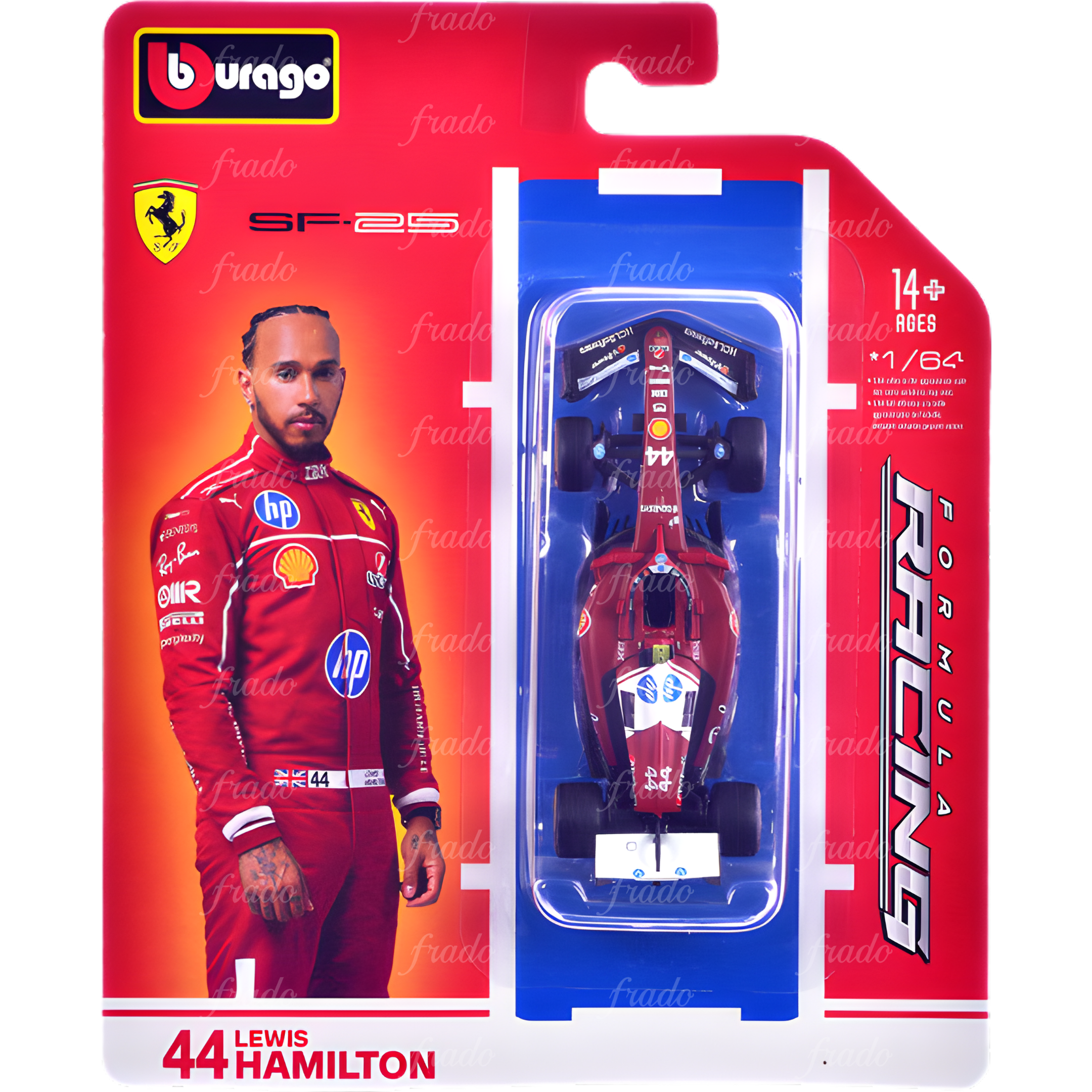 Bburago Scuderia Ferrari L. Hamilton 2025 1/64