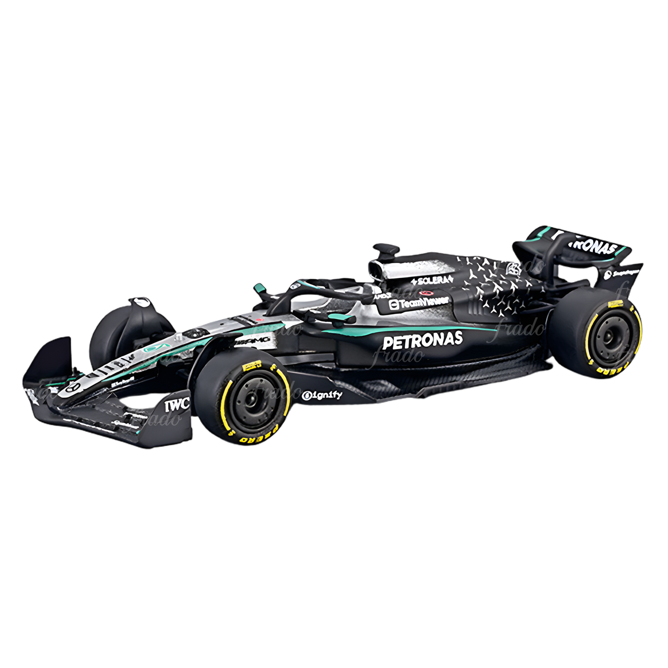 Bburago Mercedes-AMG F1 W16 G. Russel 2025 1/64 Fradostore