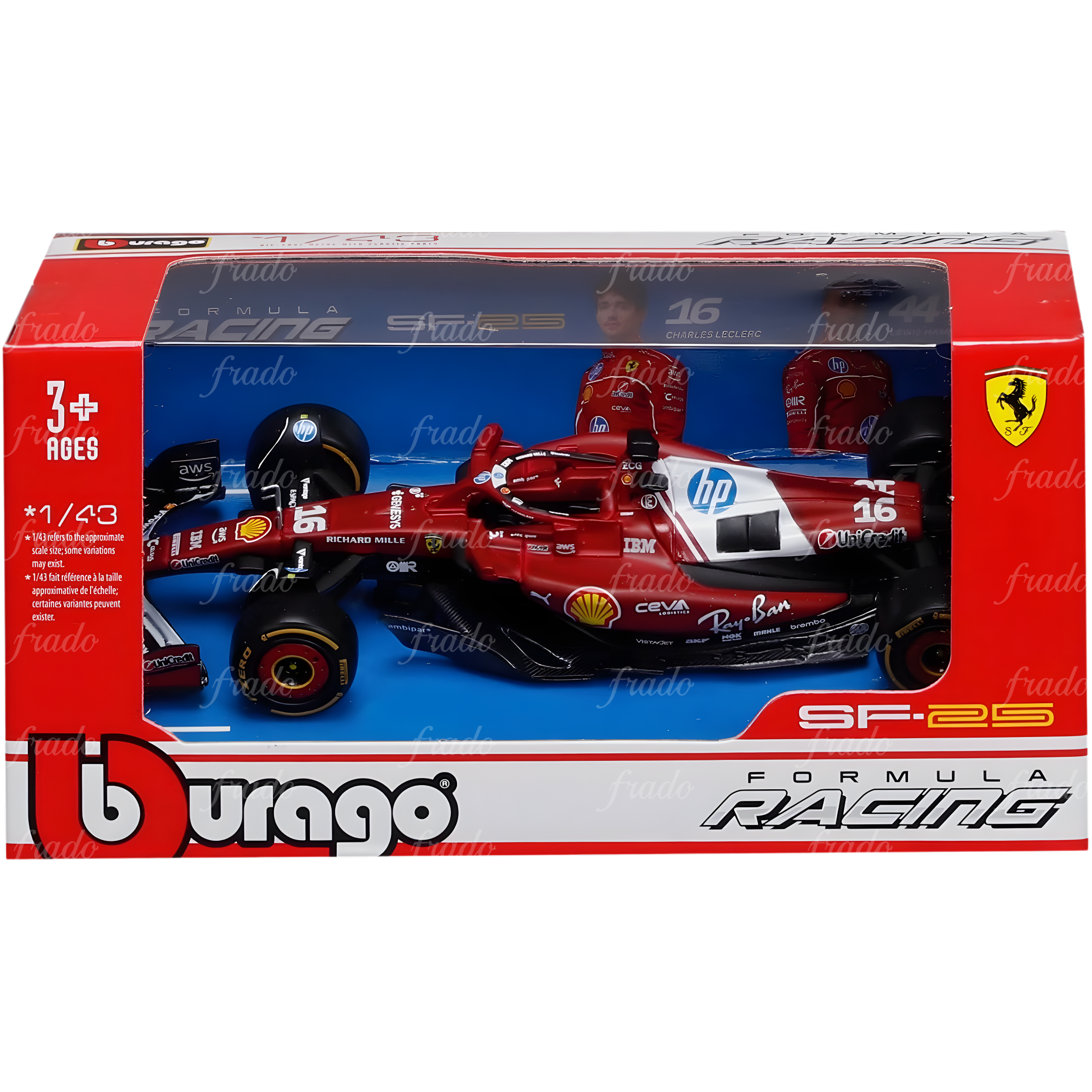 Bburago Scuderia Ferrari SF25 1/43 Fradostore