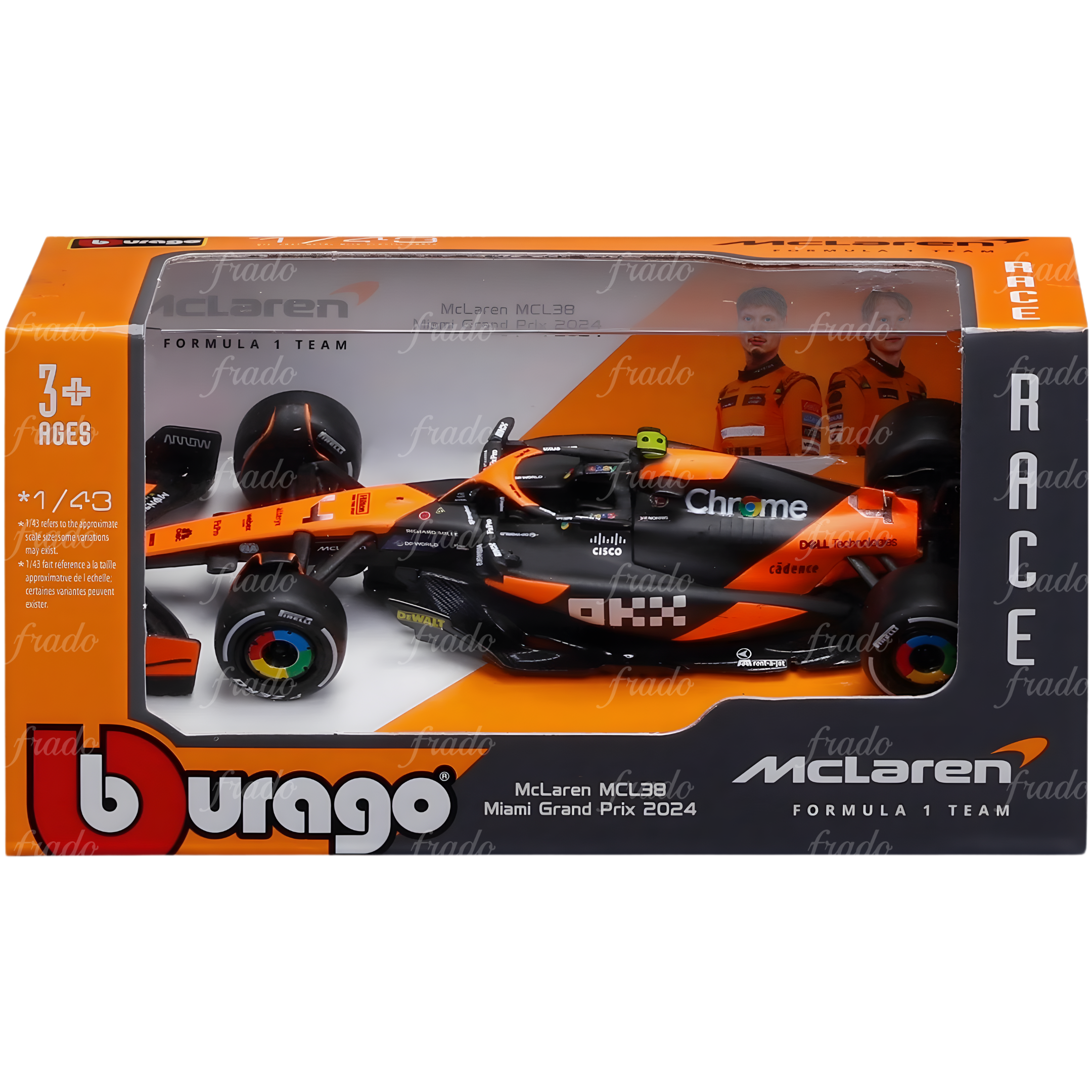 Bburago McLaren MCL39 Australian GP 2025 1/43 Fradostore