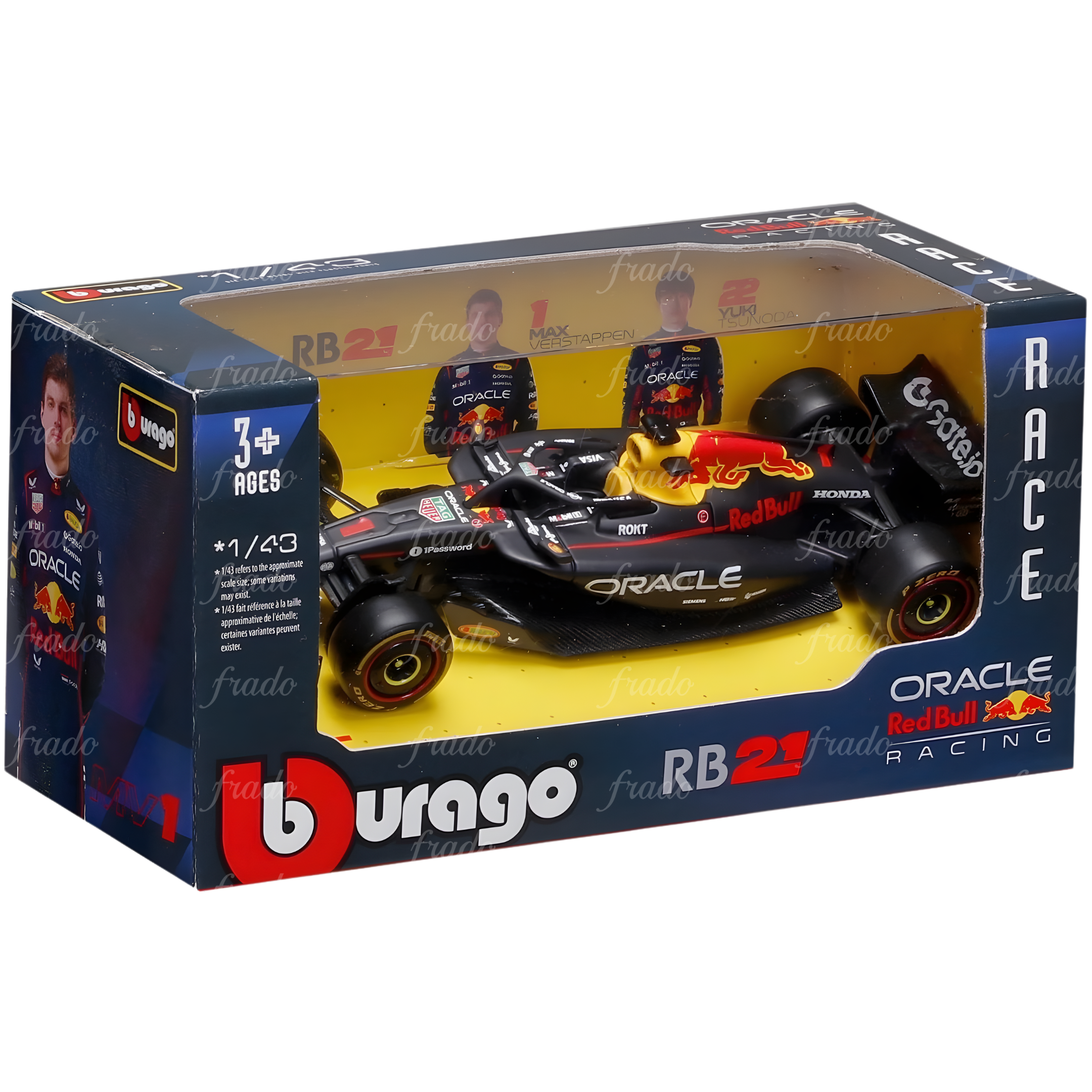 Bburago Oracle Red Bull Racing RB21 1/43 Fradostore