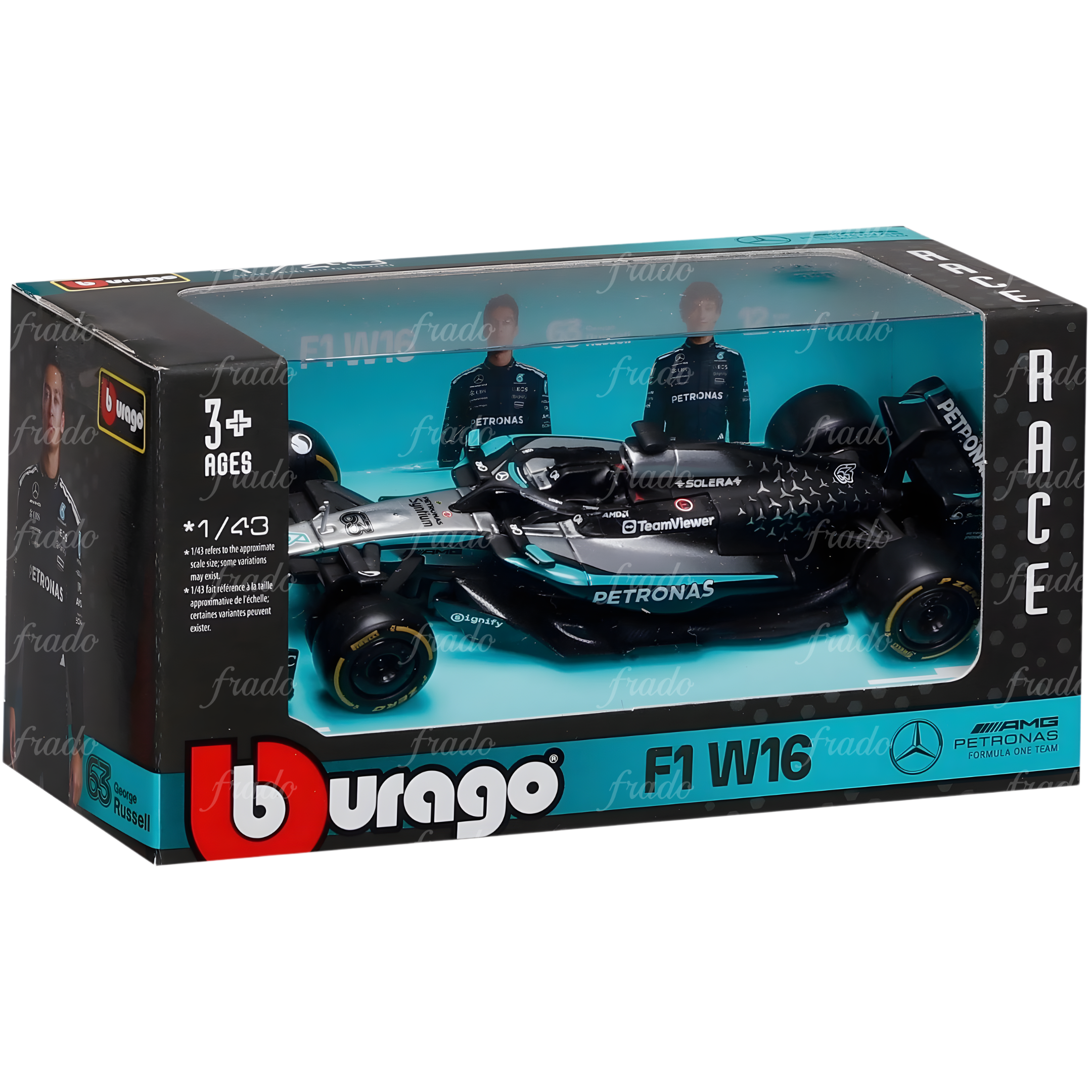 Bburago Mercedes-AMG F1 W16 1/43 Fradostore