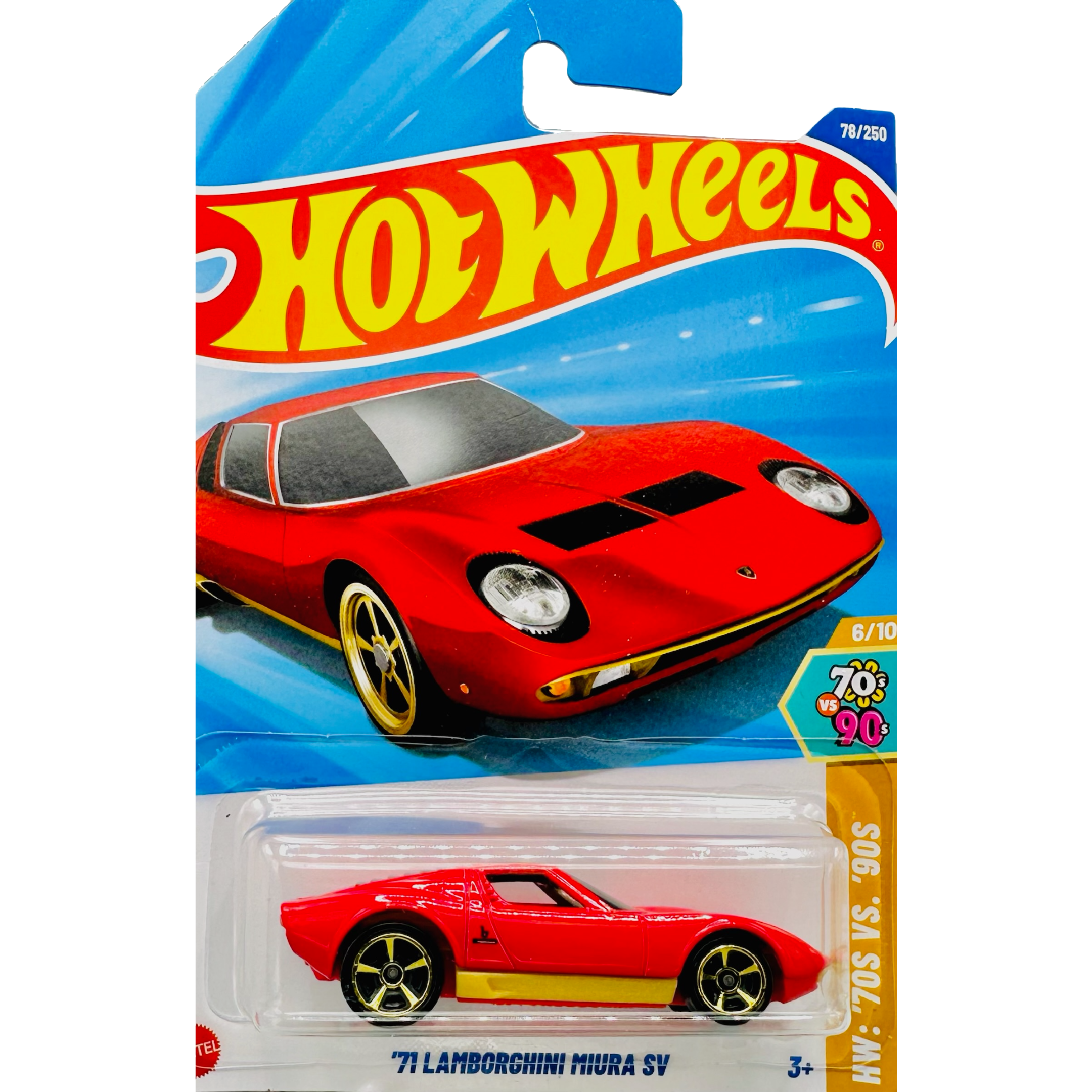 Hot Wheels '71 Lamborghini Miura SV