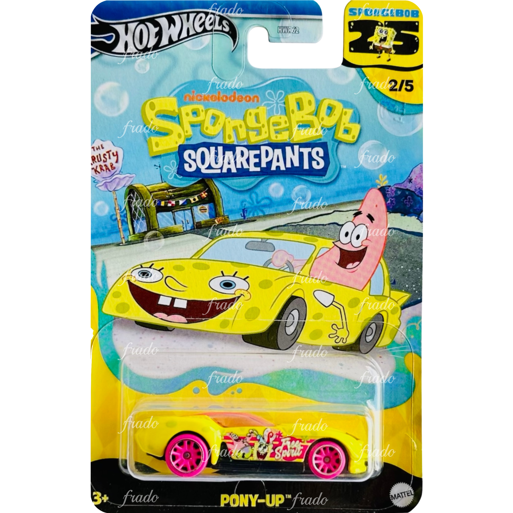 Hot Wheels Colección Bob Esponja (4)