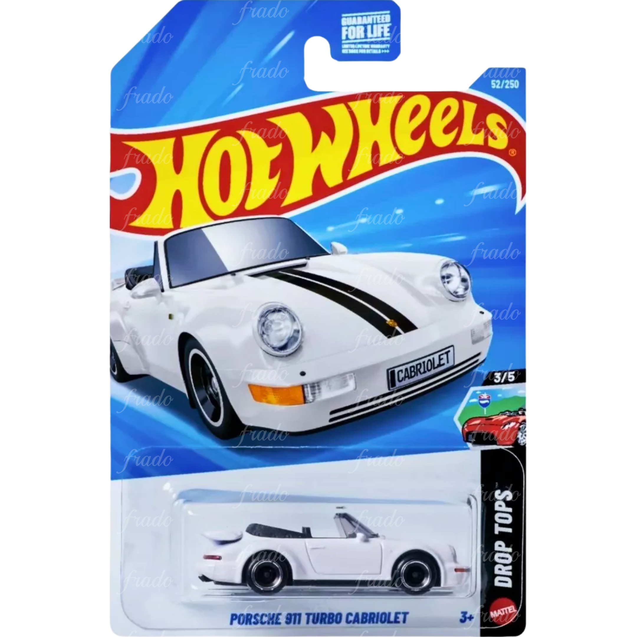 Hot Wheels Porsche 911 Turbo Cabriolet 377 Fradostore