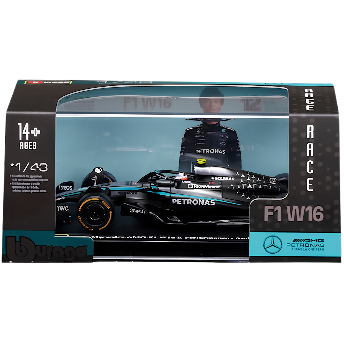 Bburago Mercedes-AMG F1 W16 K. Antonelli 1/43