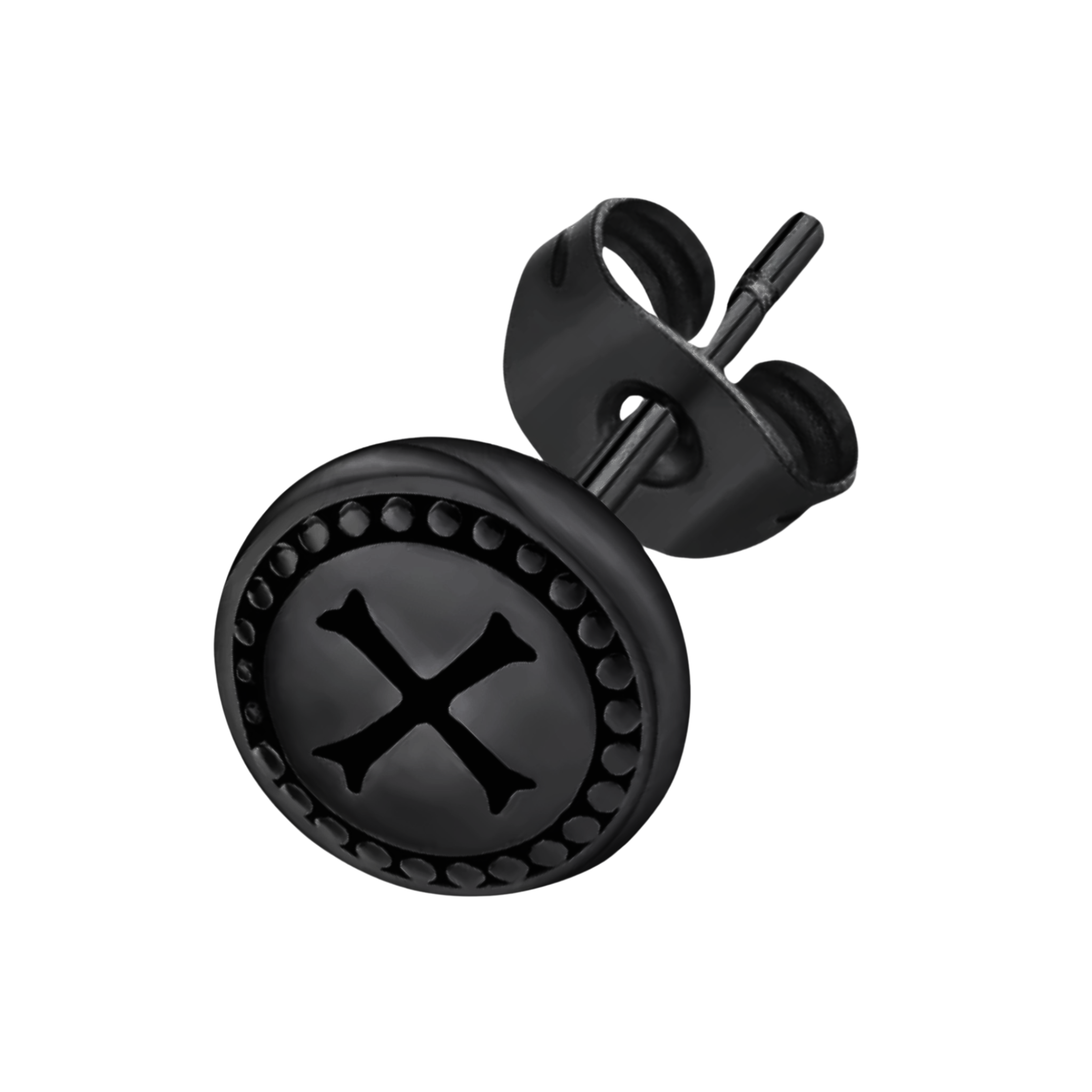 Piercing Black Cross