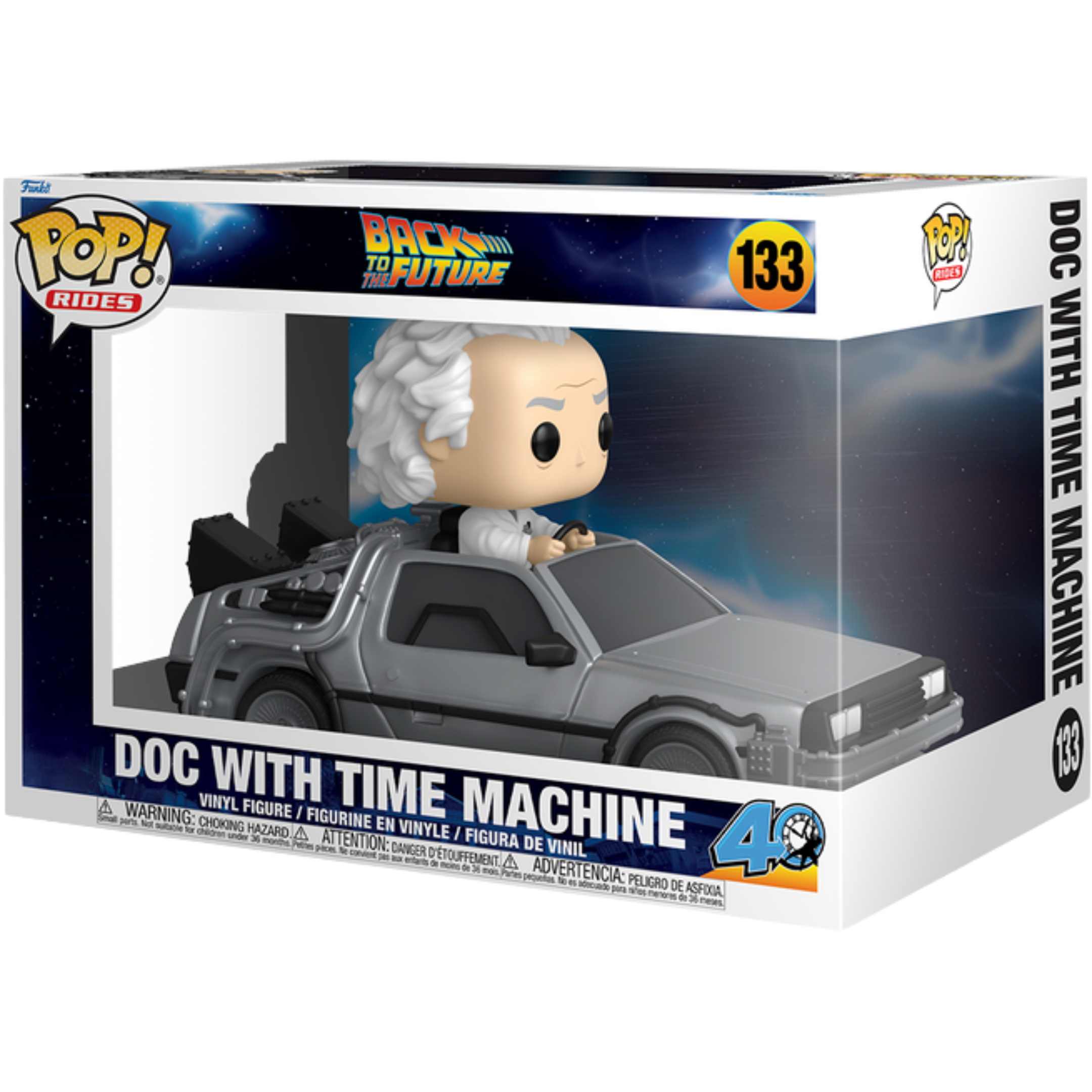 Funko Pop Doc with Time Machine