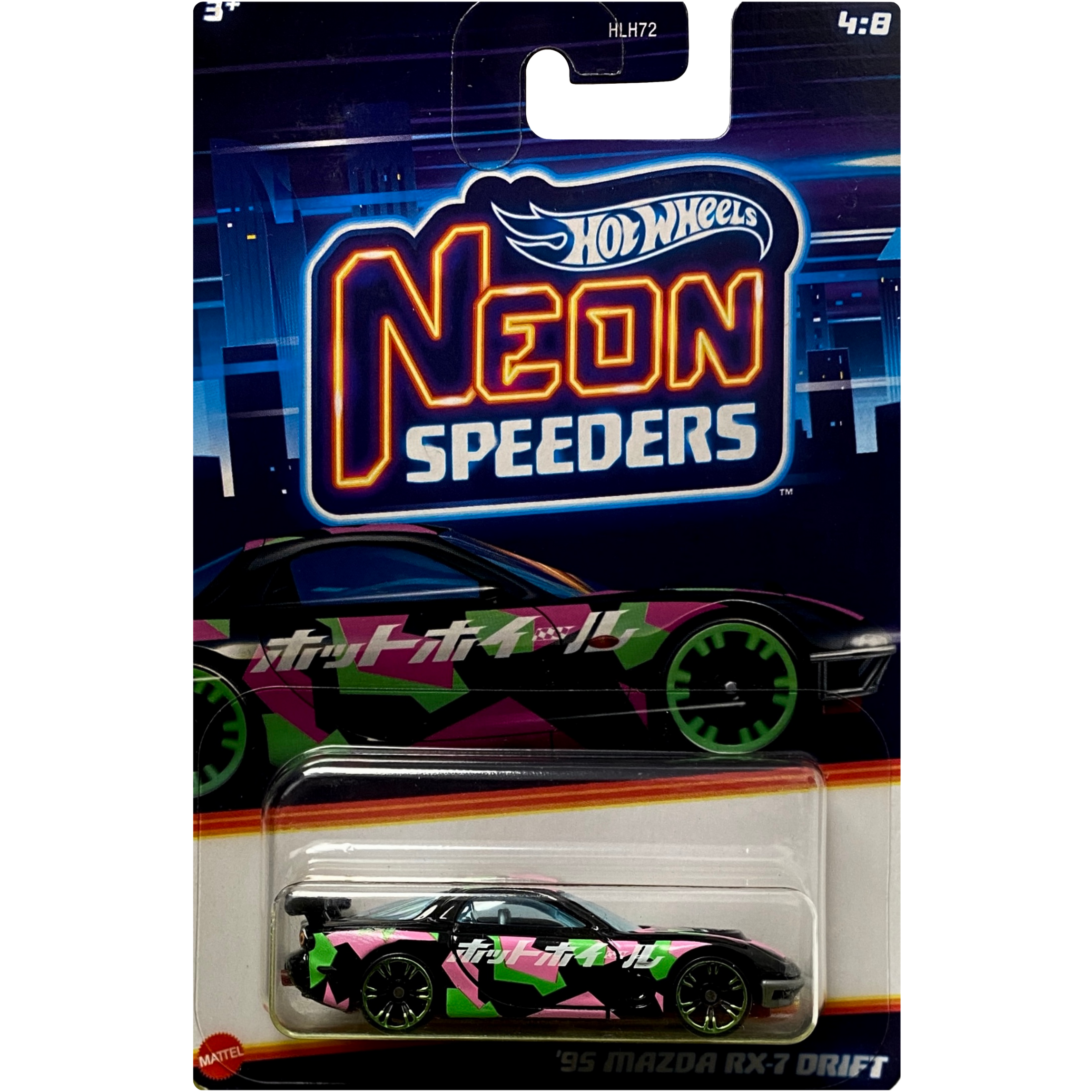 Hot Wheels Neon Speeders '95 Mazda RX-7 Drift