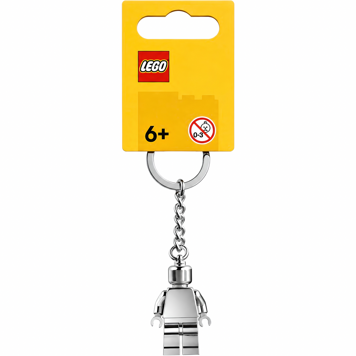 Llavero con Minifigura Plateada LEGO