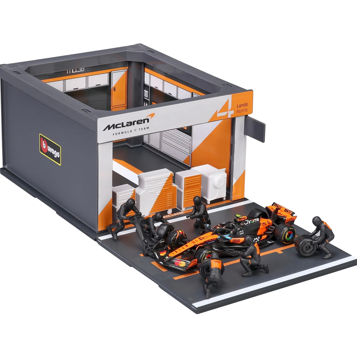 Bburago Pit Pass McLaren MCL39 L. Norris Australian GP 2025 1/43