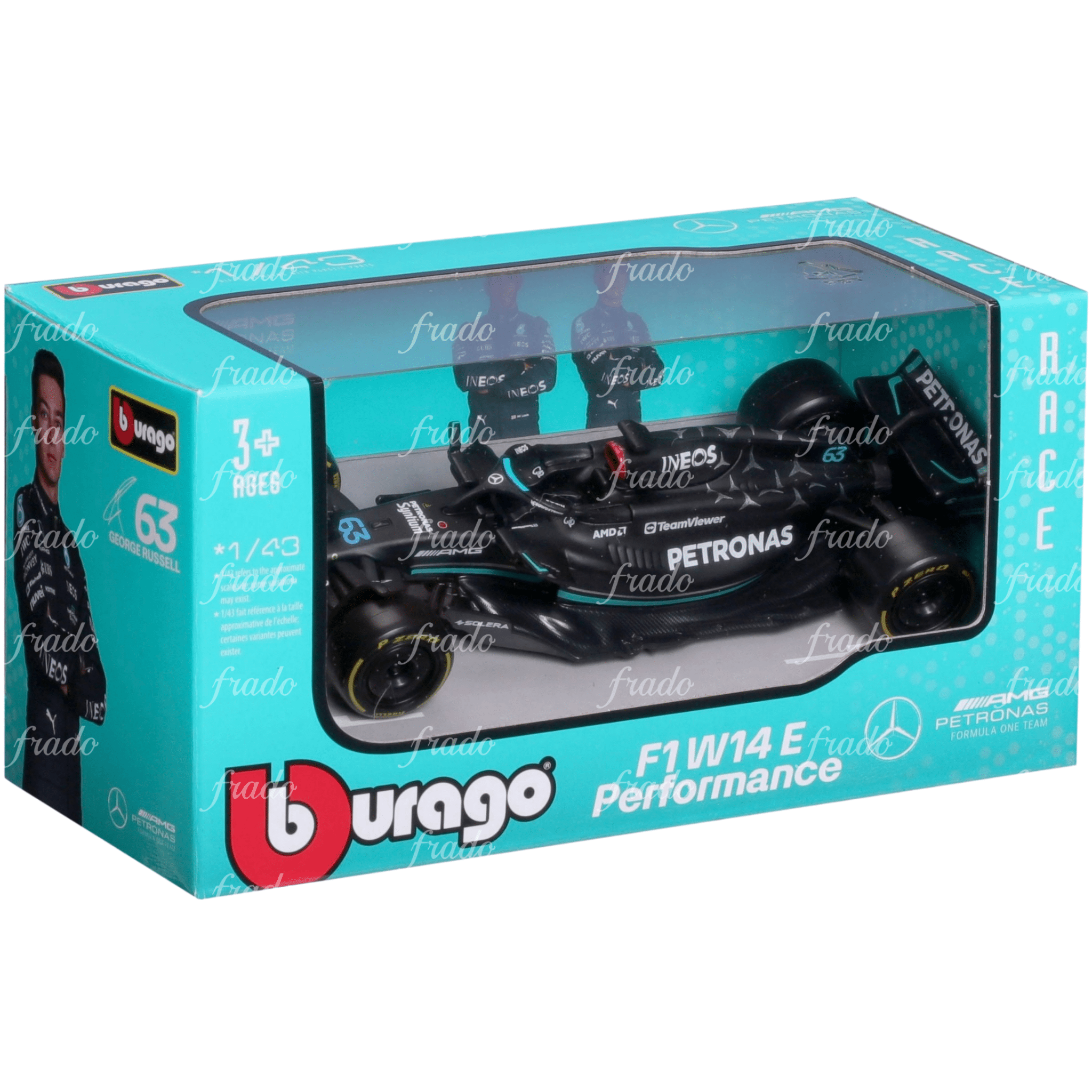 Bburago F1 W13 E Performance AMG Petronas 1/43 - Fradostore