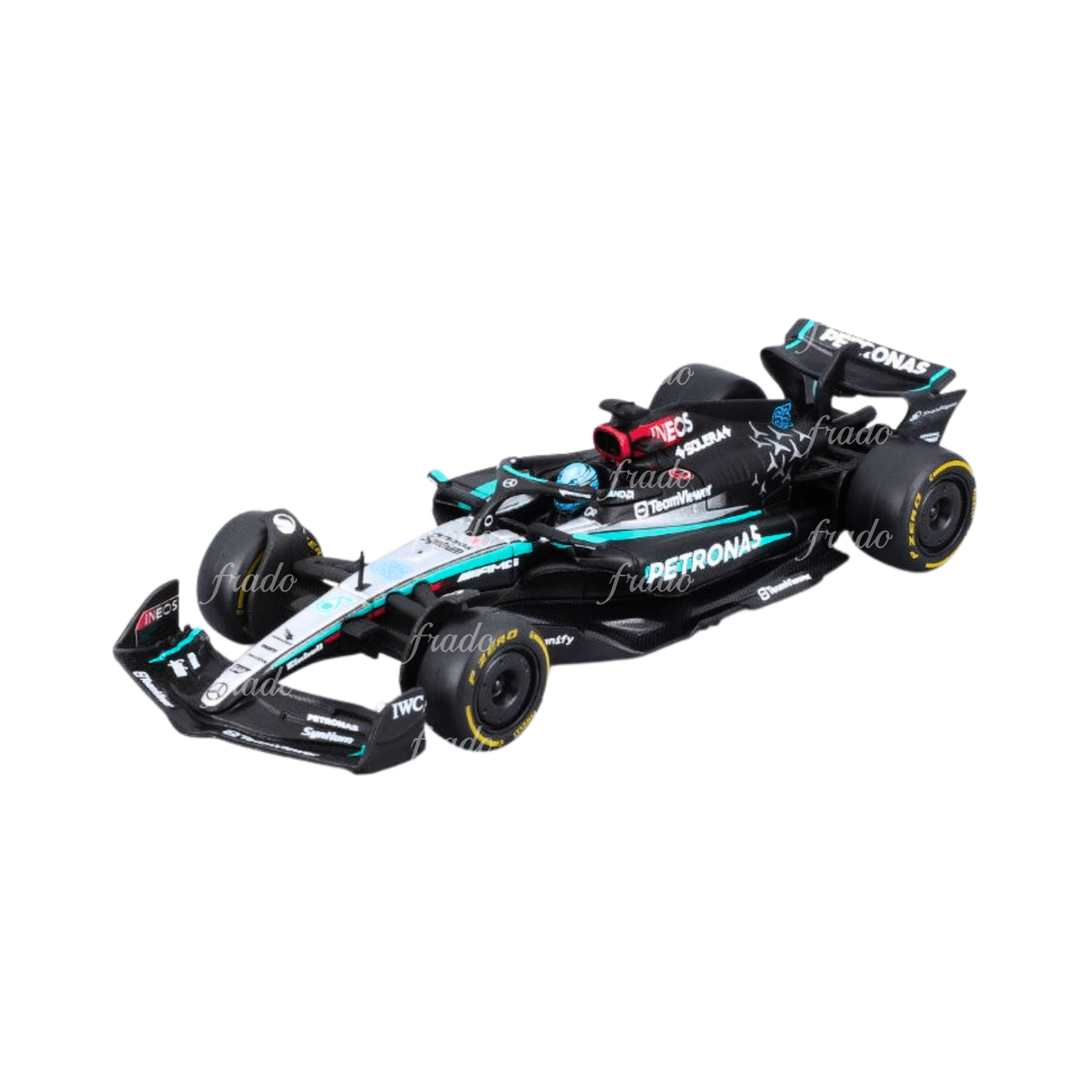 Bburago G. Russel F1 W15E Performance AMG Petronas 1/43 - Fradostore