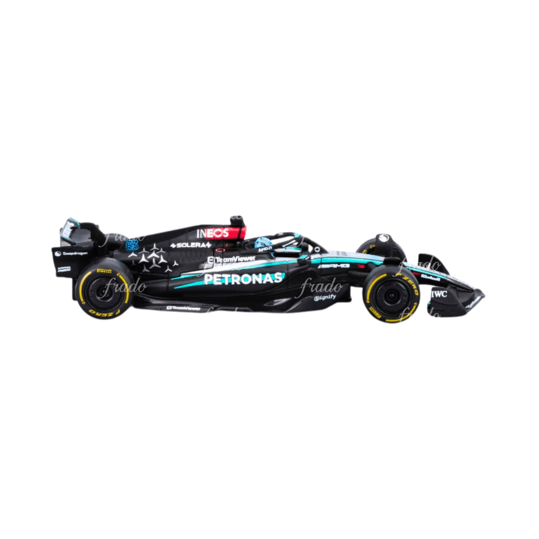 Bburago G. Russel F1 W15E Performance AMG Petronas 1/43 - Fradostore