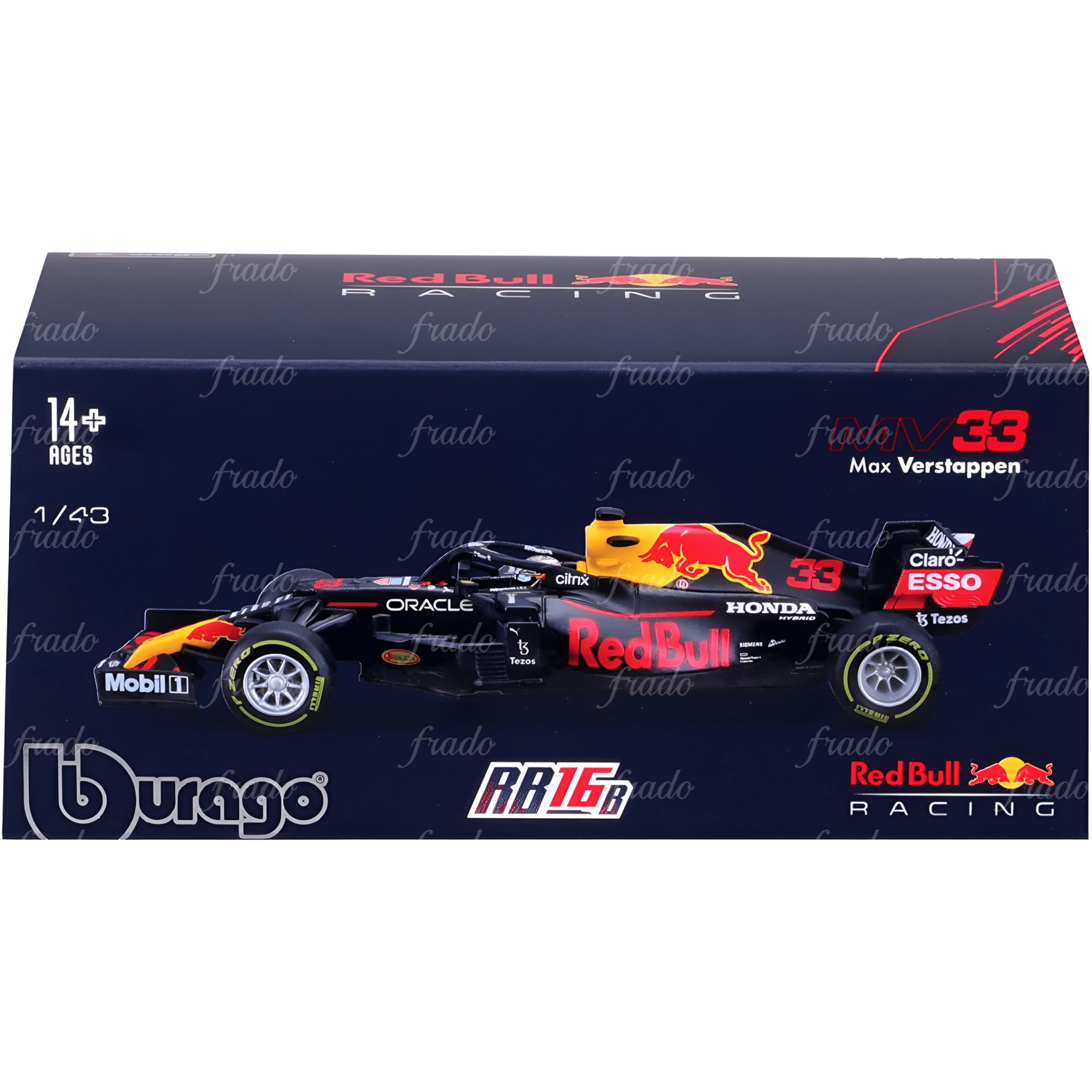 Bburago M. Verstappen Oracle Red Bull Racing 1/43 565 - Fradostore