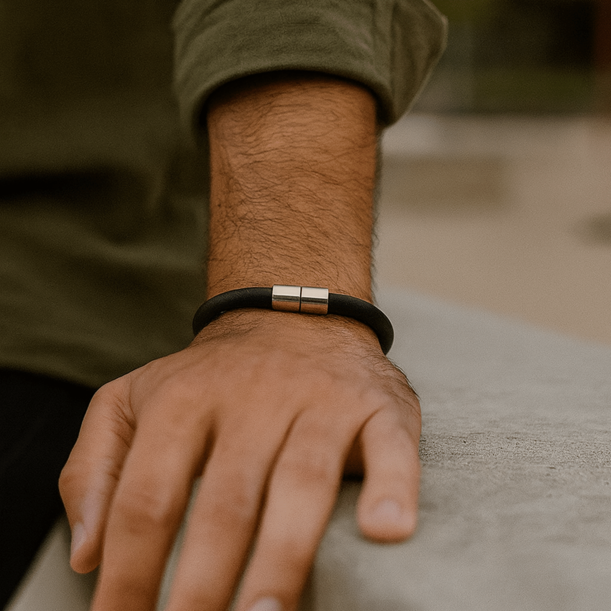 Brazalete Steel Noir - Fradostore
