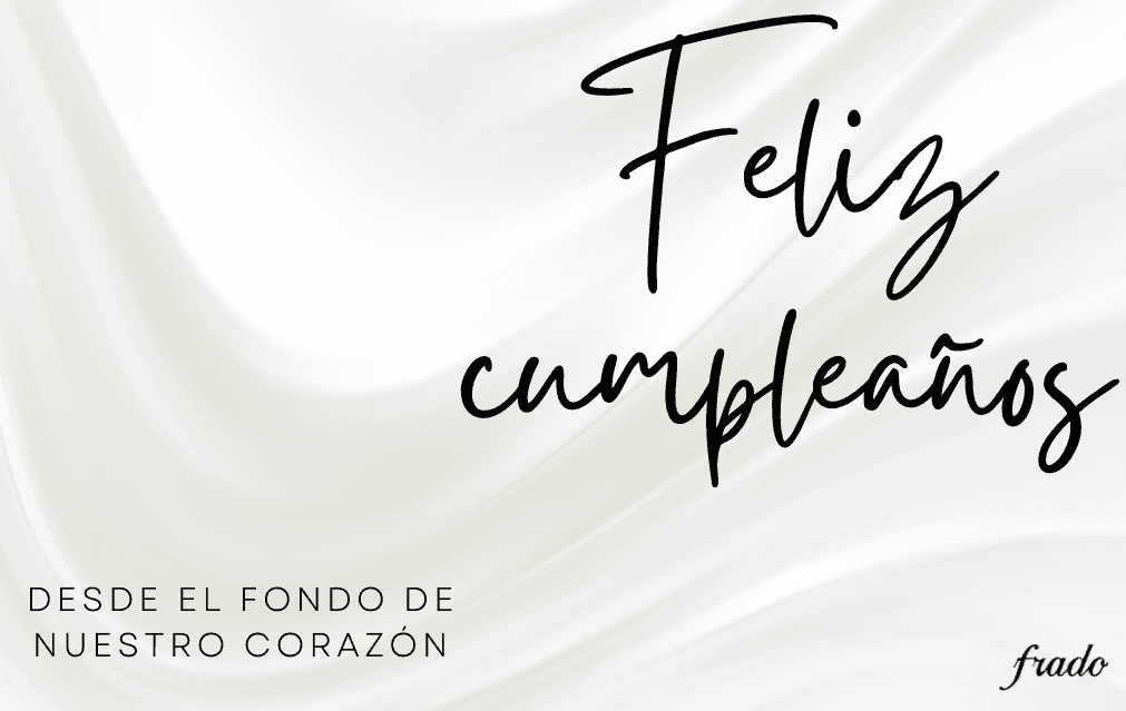 Cumpleaños - Fradostore