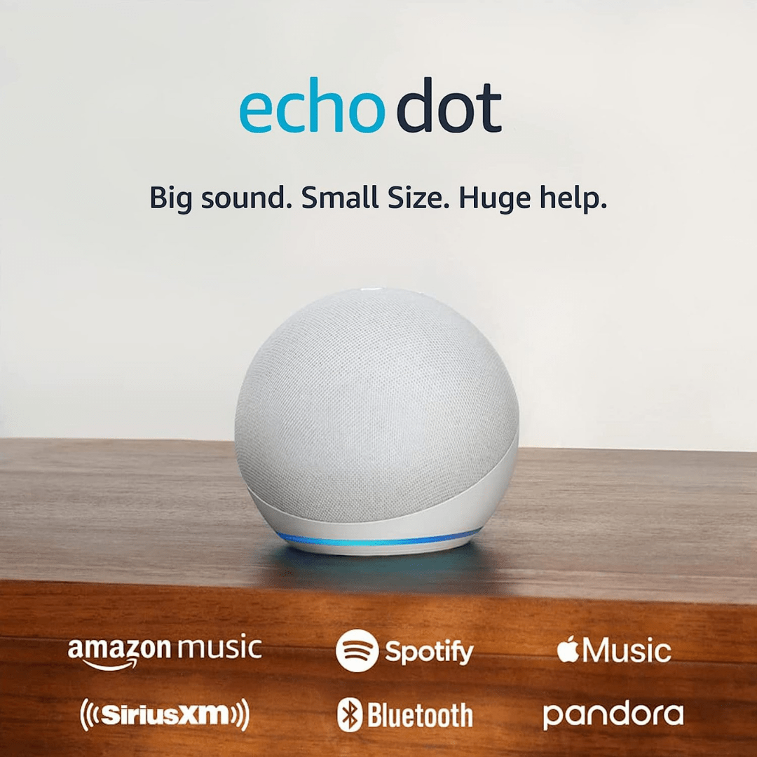 Echo Dot de 5ª Generación Glacier White - Fradostore