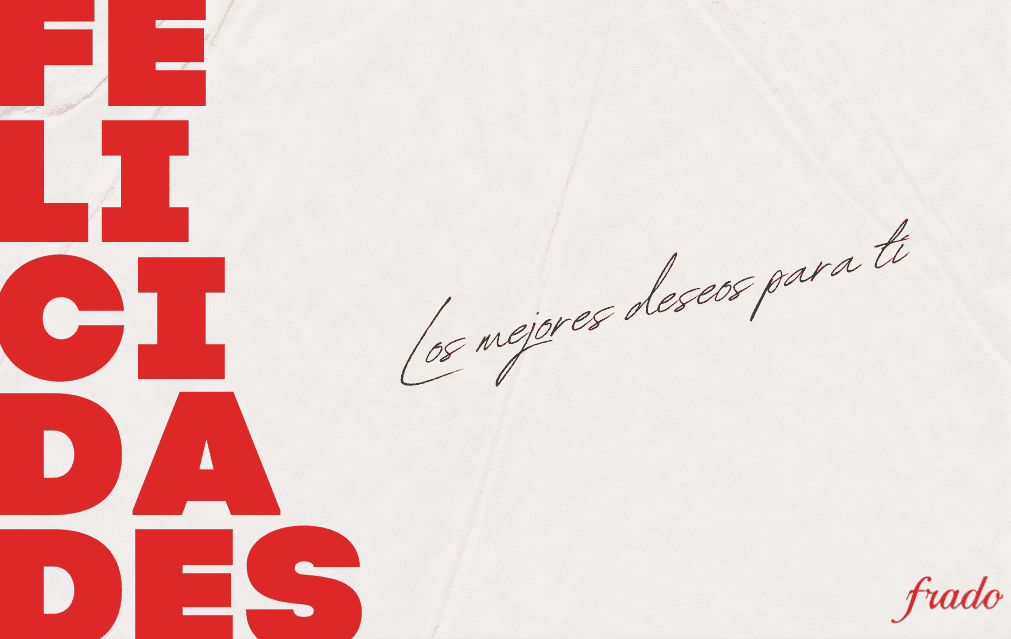 Felicidades - Fradostore