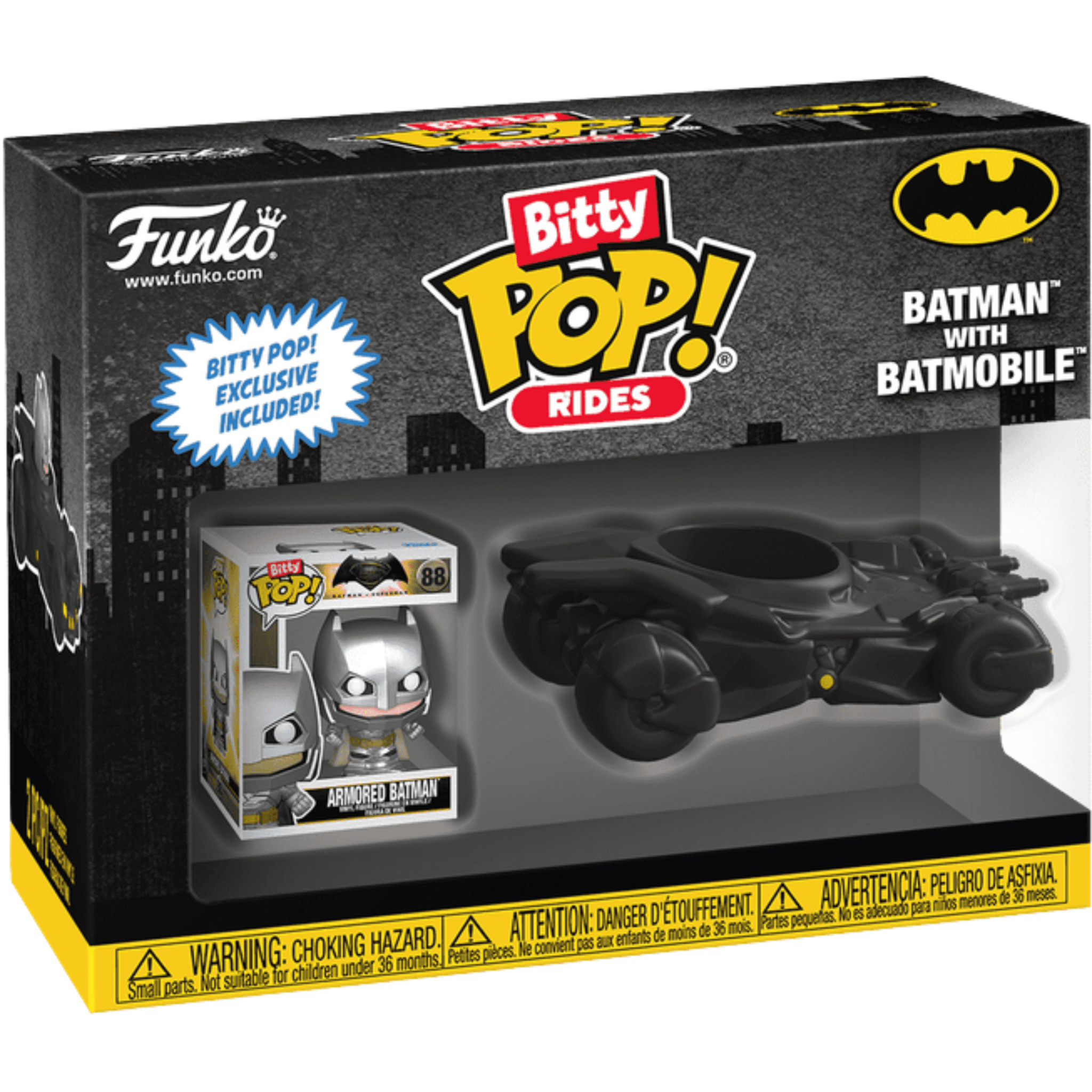 Funko Bitty Pop Rides Batman and Batmobile - Fradostore