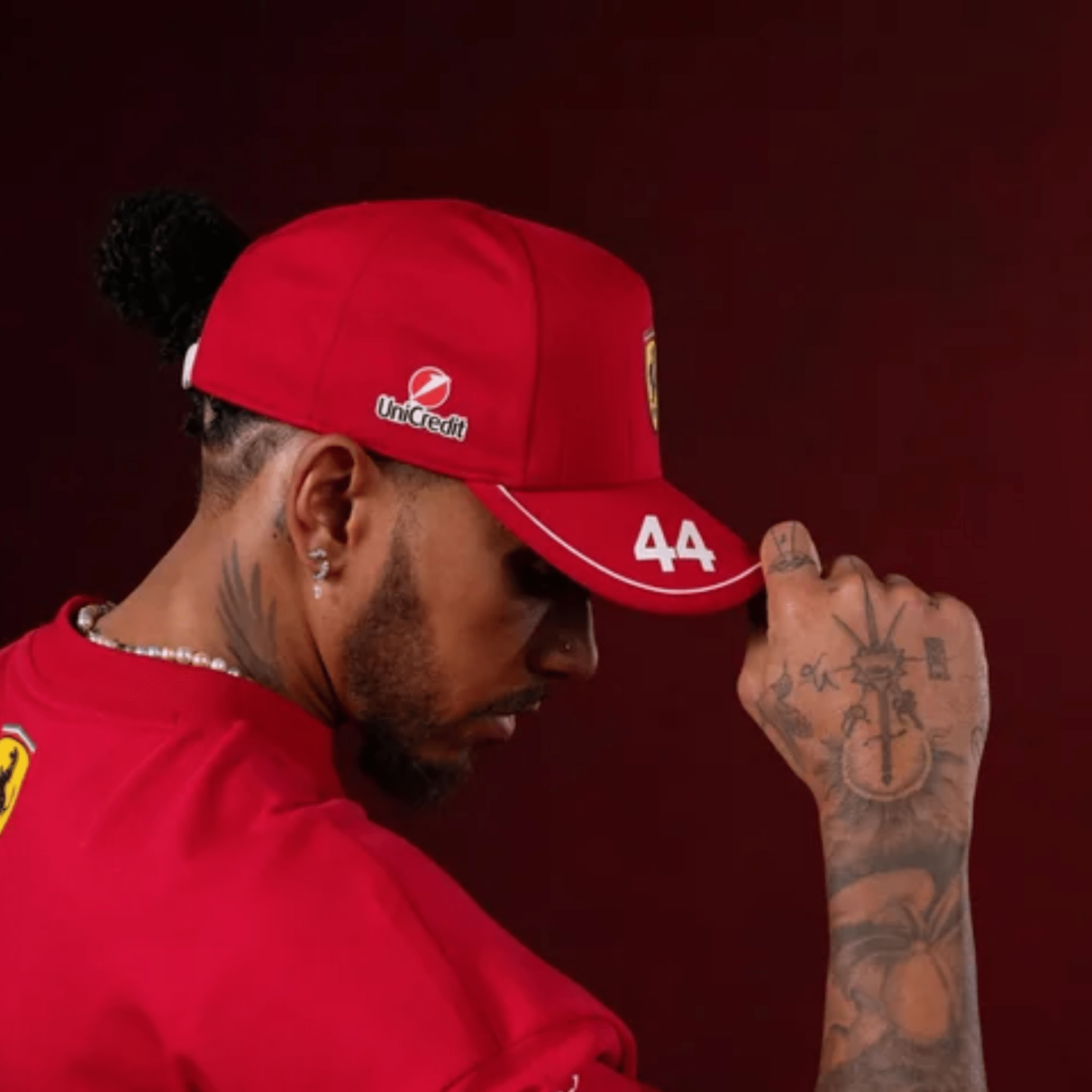 Gorra Scuderia Ferrari Lewis Hamilton 2025 - Fradostore