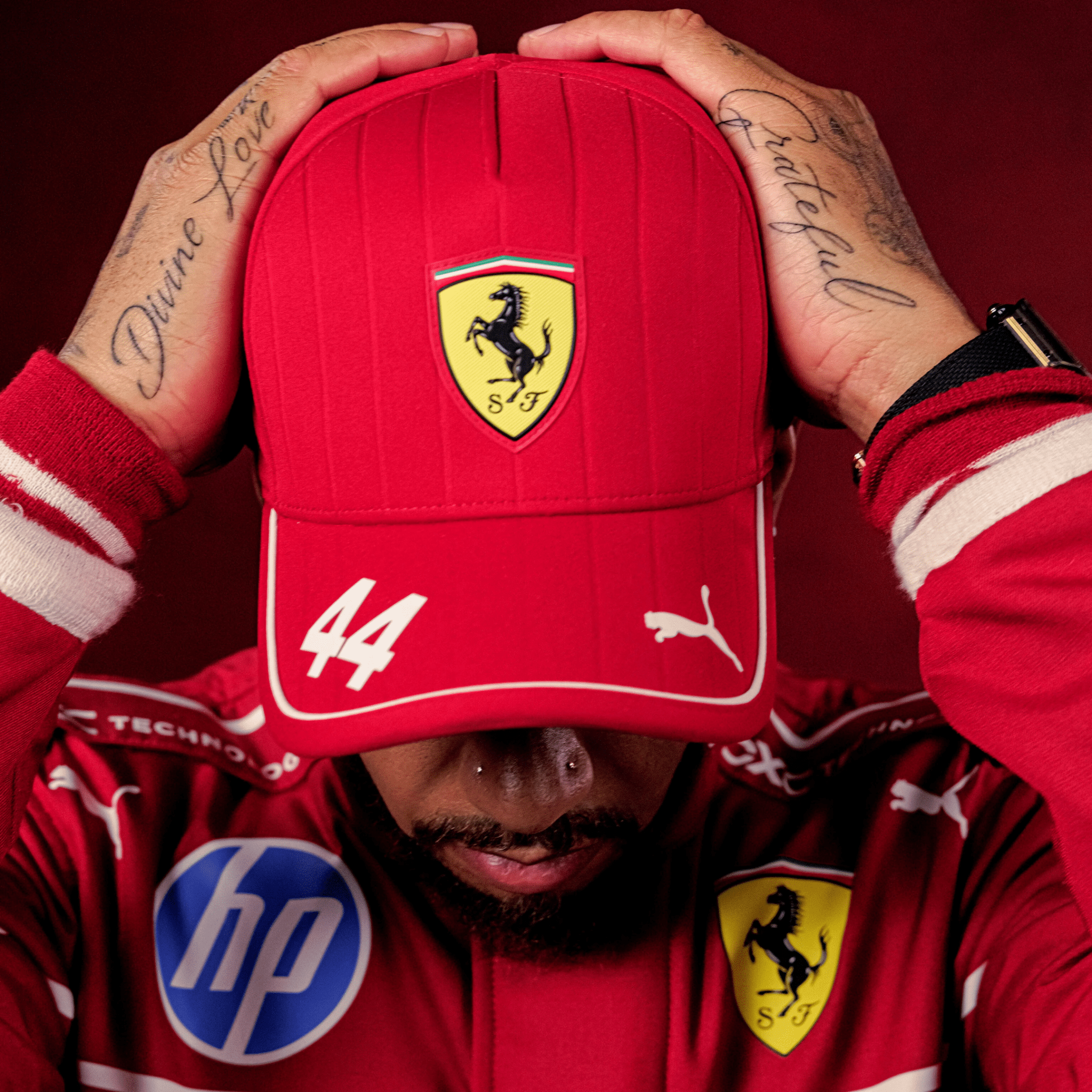 Gorra Scuderia Ferrari Lewis Hamilton 2025 - Fradostore