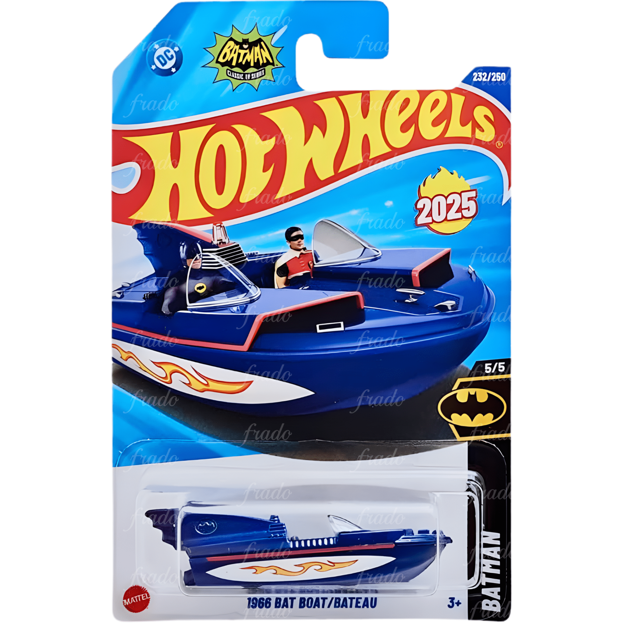 Hot Wheels 1966 Bat Boat - Fradostore