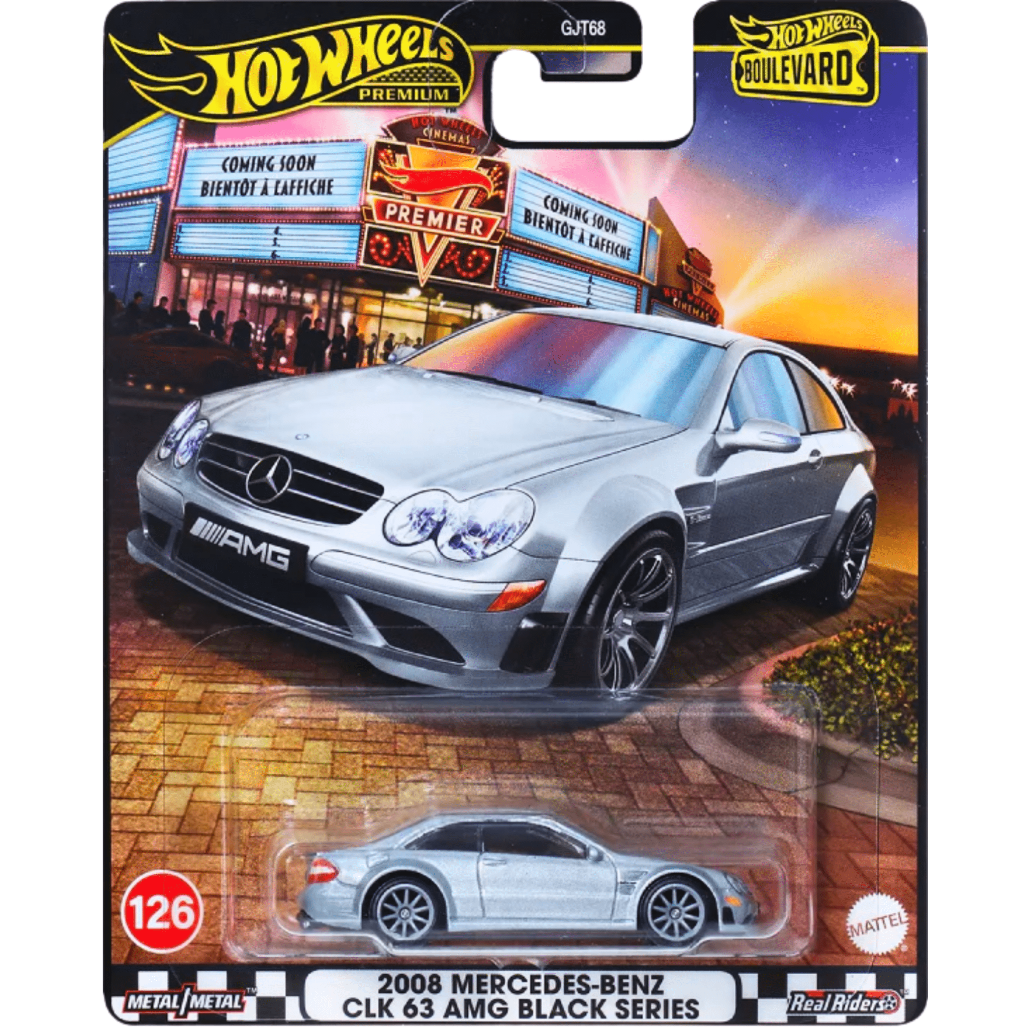 Hot Wheels 2008 Mercedes Benz CLK 63 AMG Black Series - Fradostore