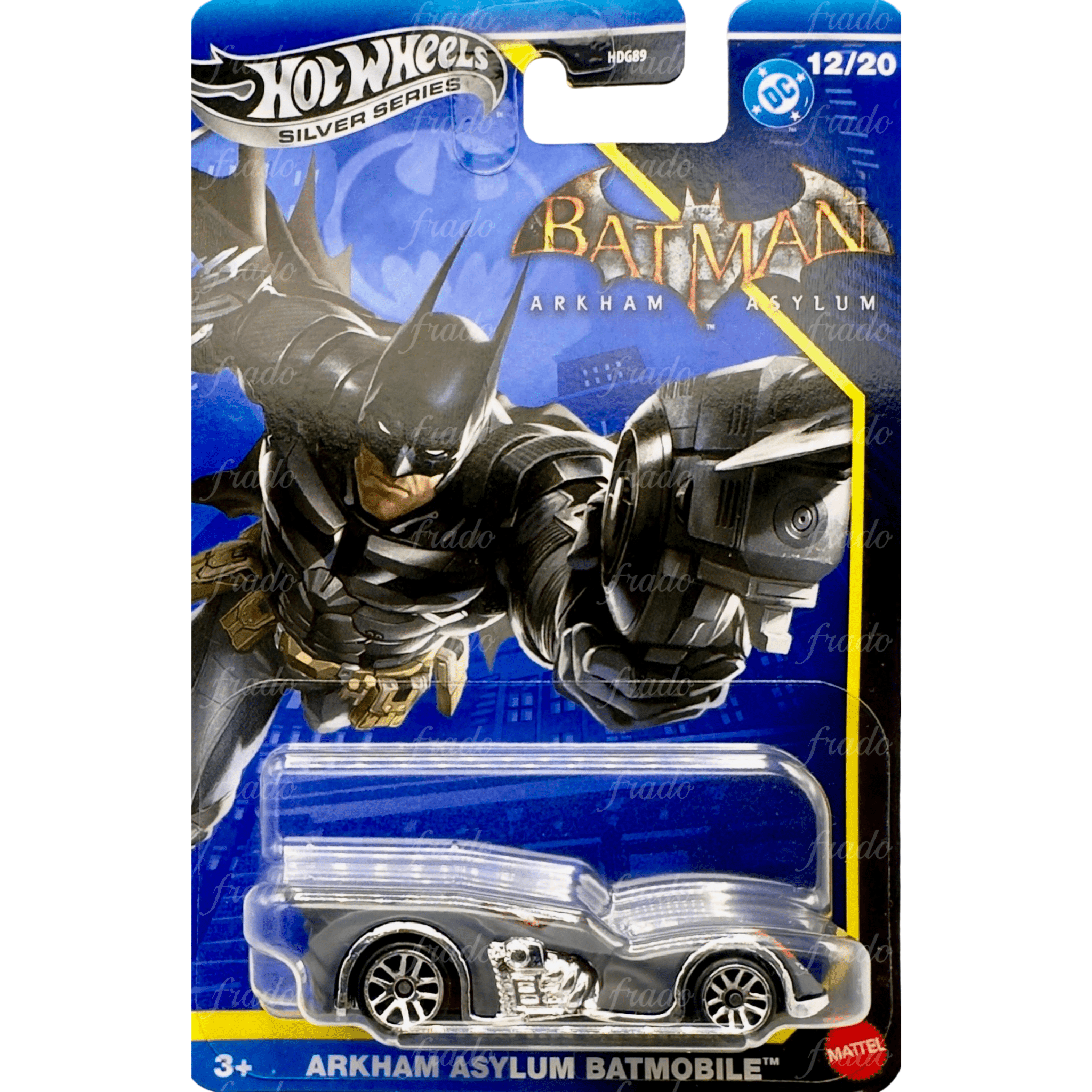 Hot Wheels Arkham Asylum Batmobile 493 - Fradostore