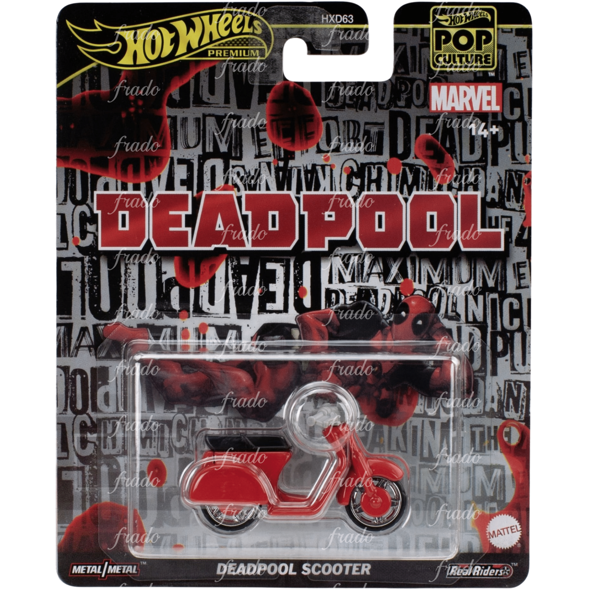 Hot Wheels Deadpool Scooter - Fradostore
