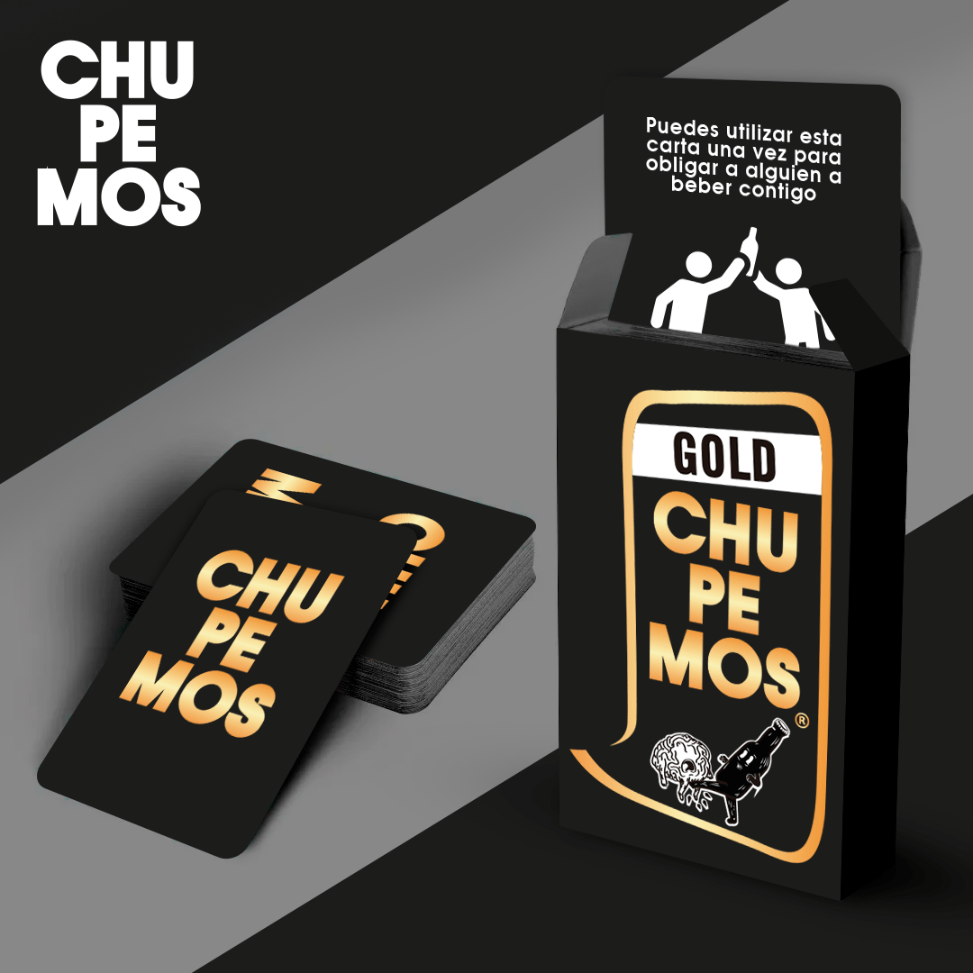 Naipes Chupemos Edición Gold - Fradostore