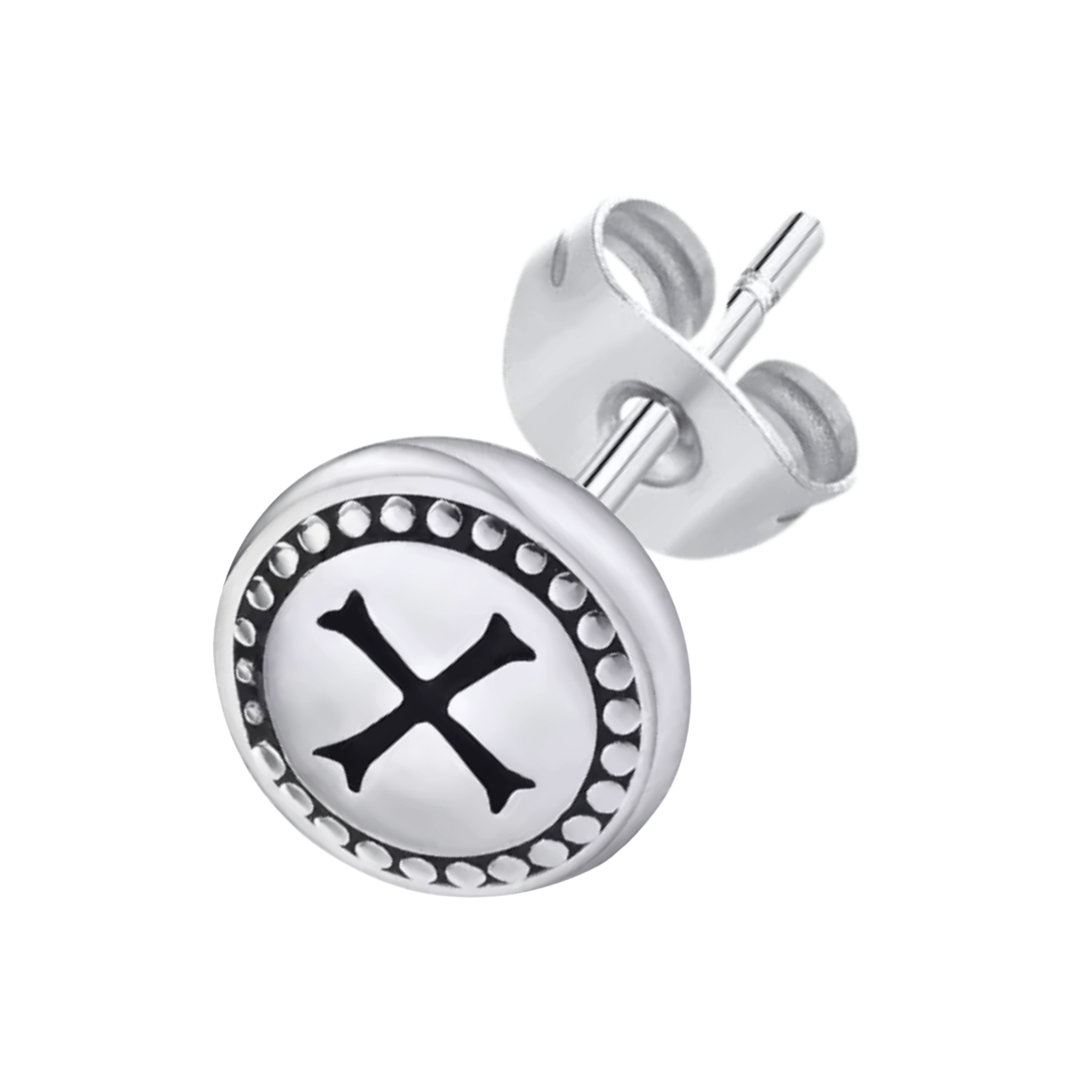 Piercing Silver Cross - Fradostore