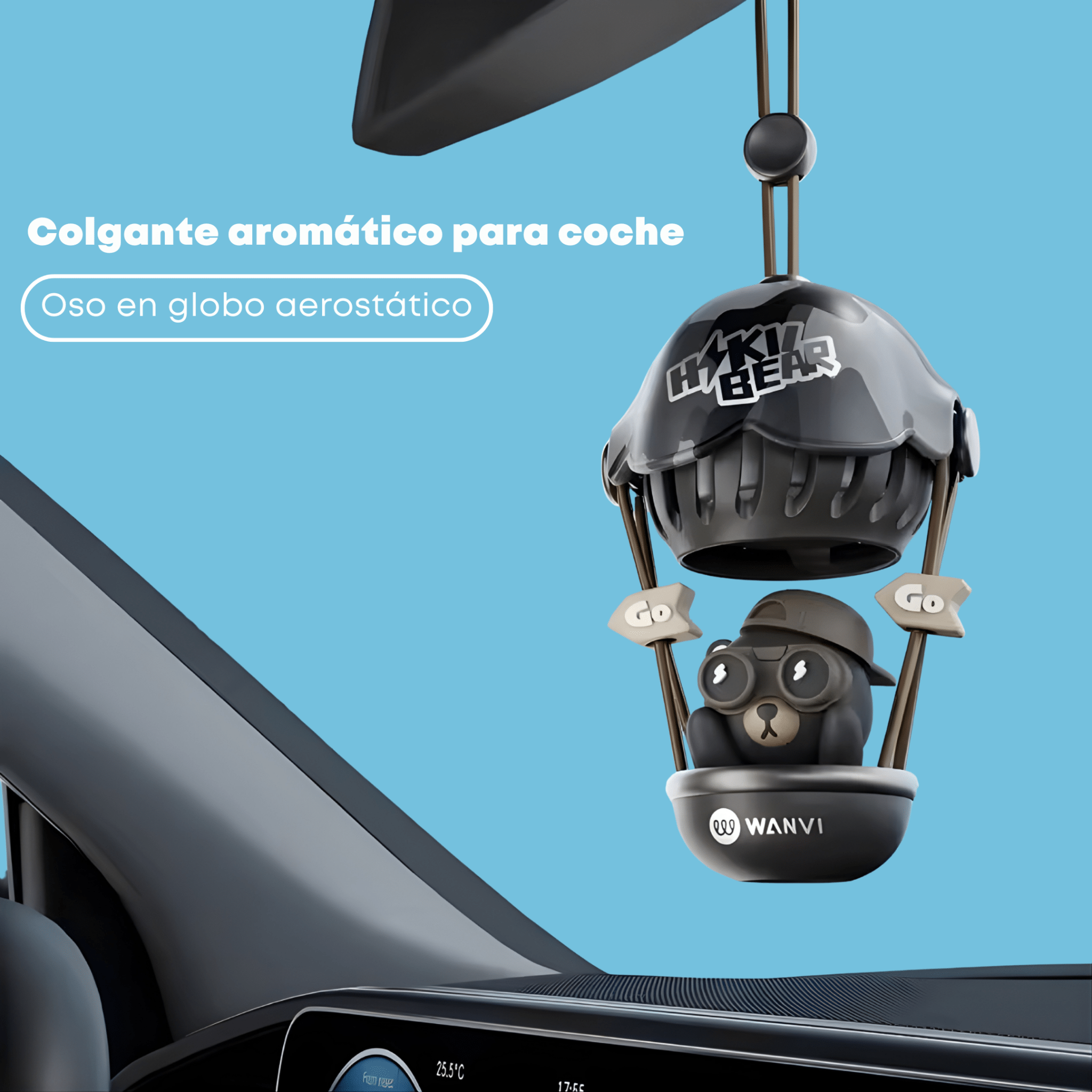 Porta Fragancias Aero Haki - Fradostore