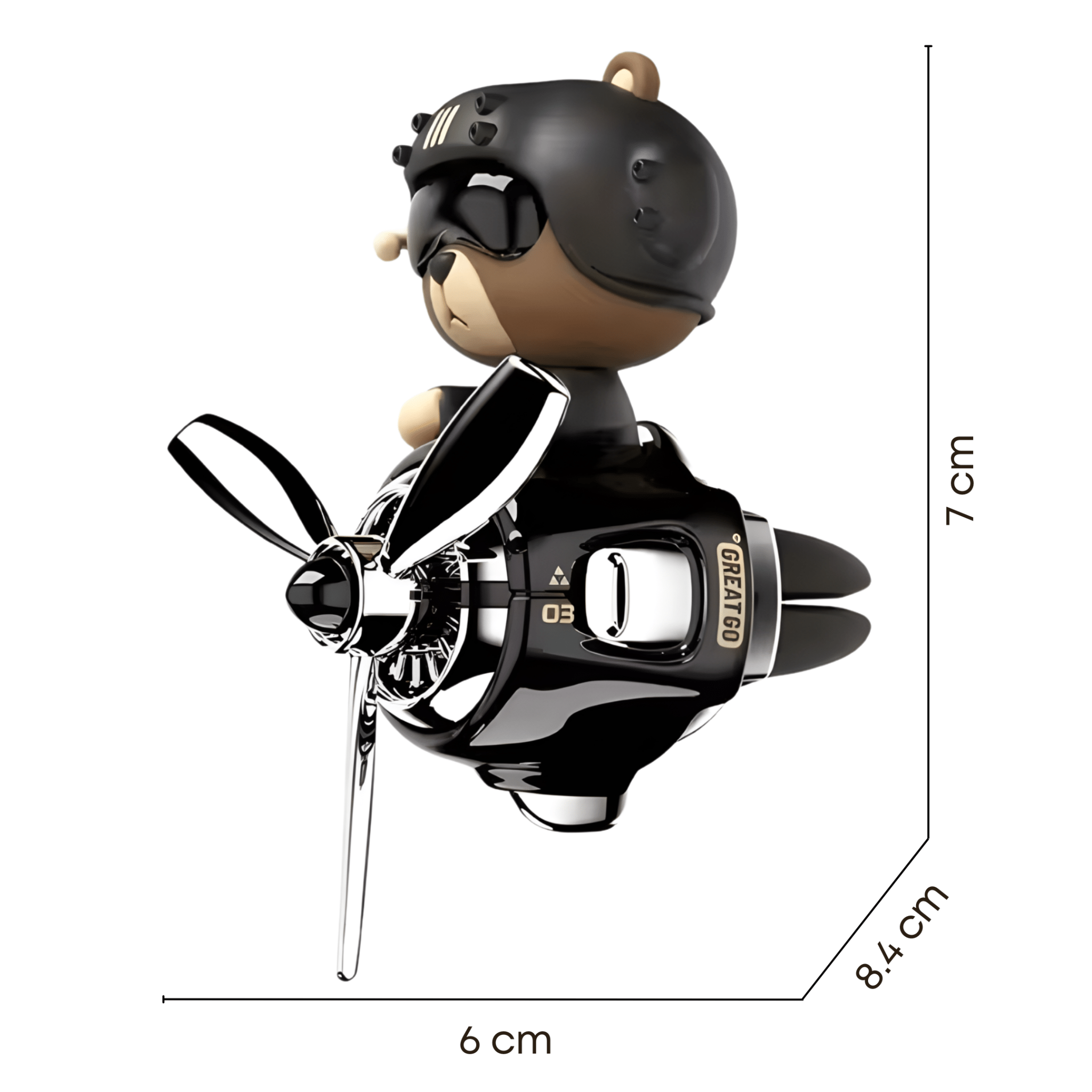 Porta Fragancias Black Hawk Bear - Fradostore