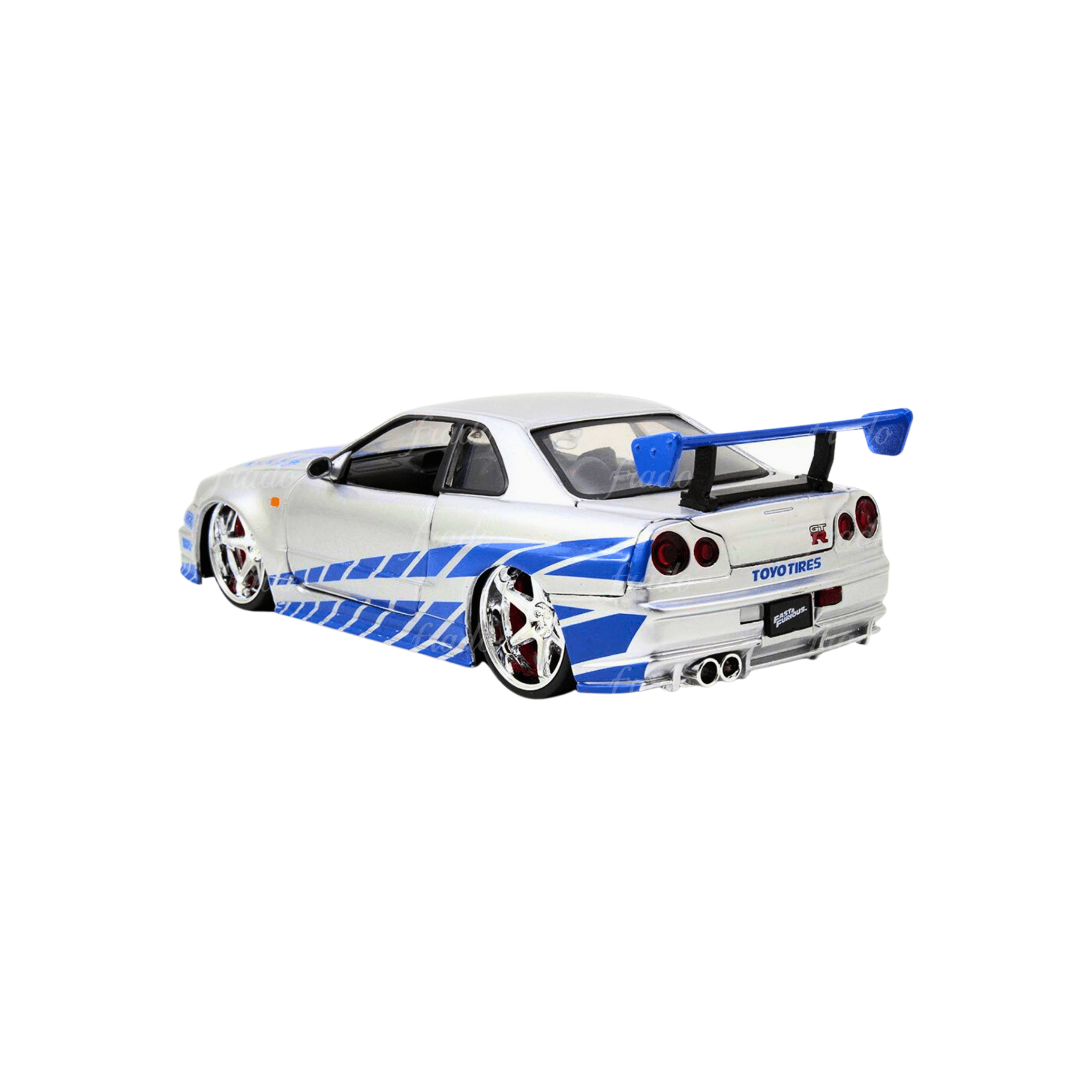 Rápidos & Furiosos - Brian's Nissan Skyline GT - R (R34) - Fradostore