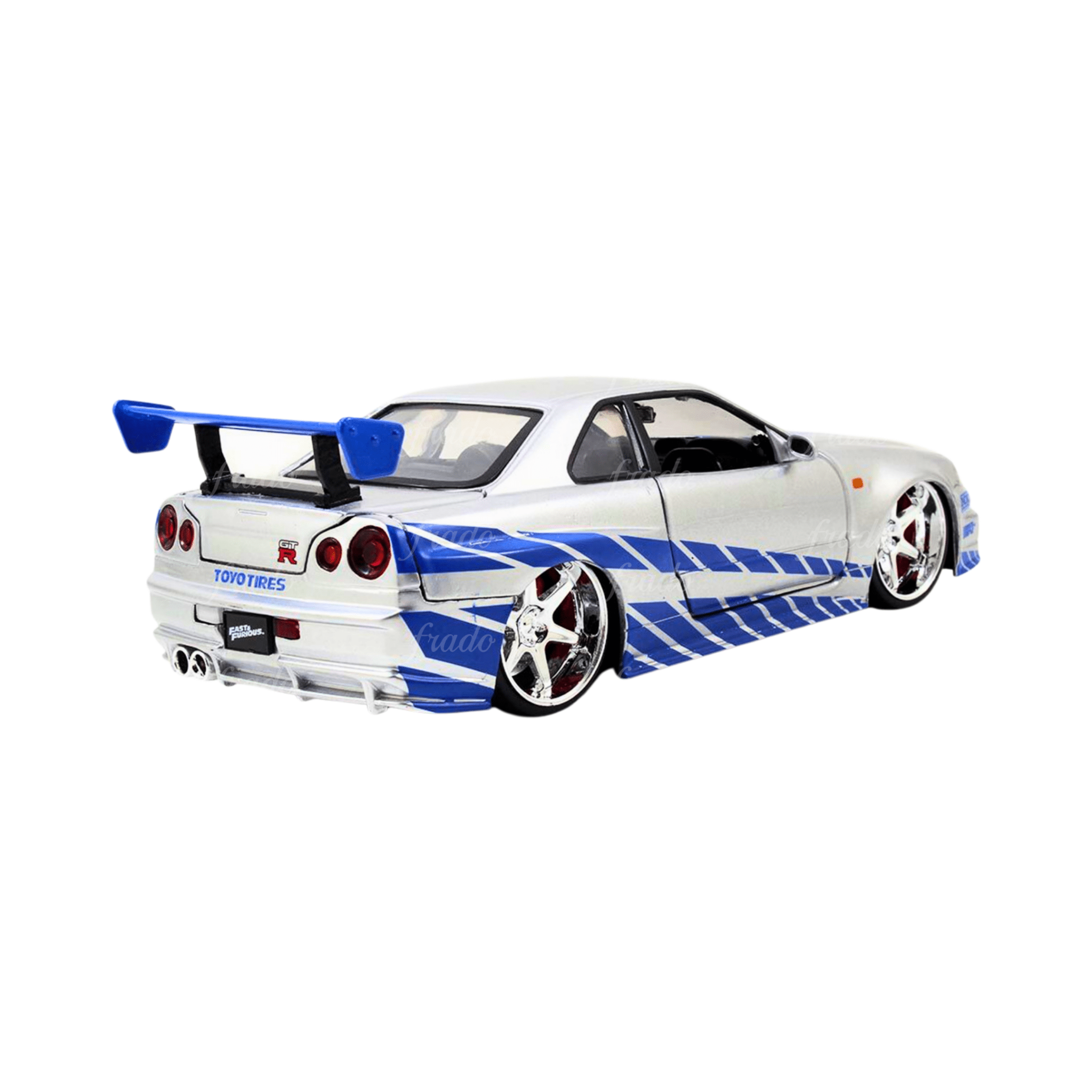 Rápidos & Furiosos - Brian's Nissan Skyline GT - R (R34) - Fradostore
