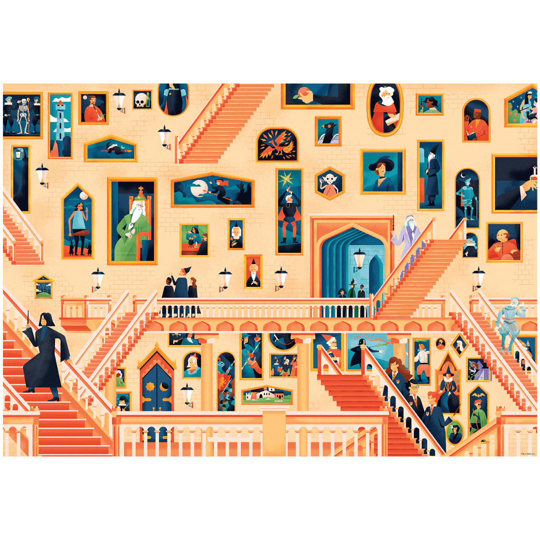 Rompecabezas Explorando Hogwarts de Harry Potter - Fradostore